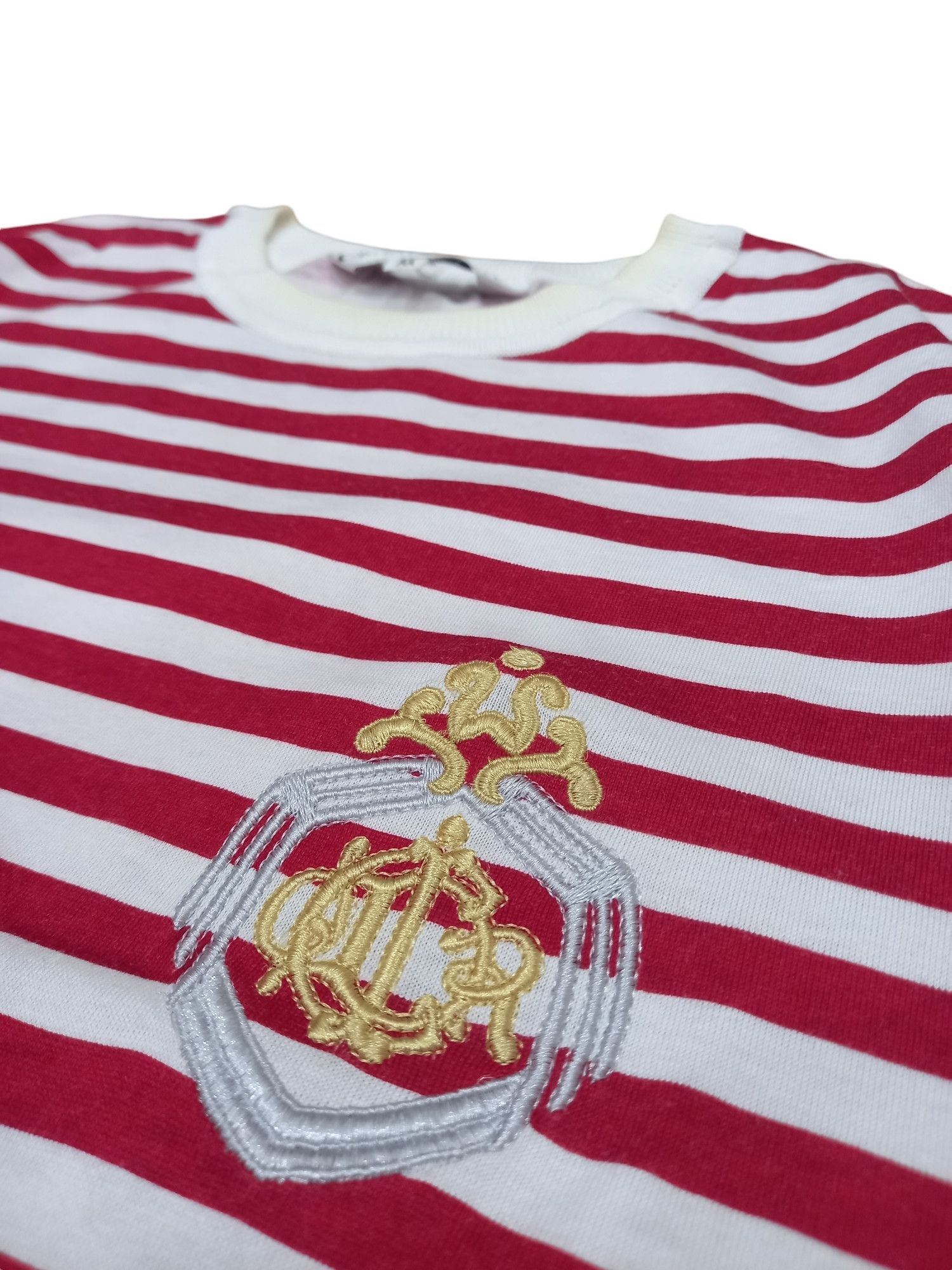 Christian Dior Monsieur Rare! Vintage Christian Dior Sports Striped Tee Size US M / EU 48-50 / 2 - 3 Thumbnail