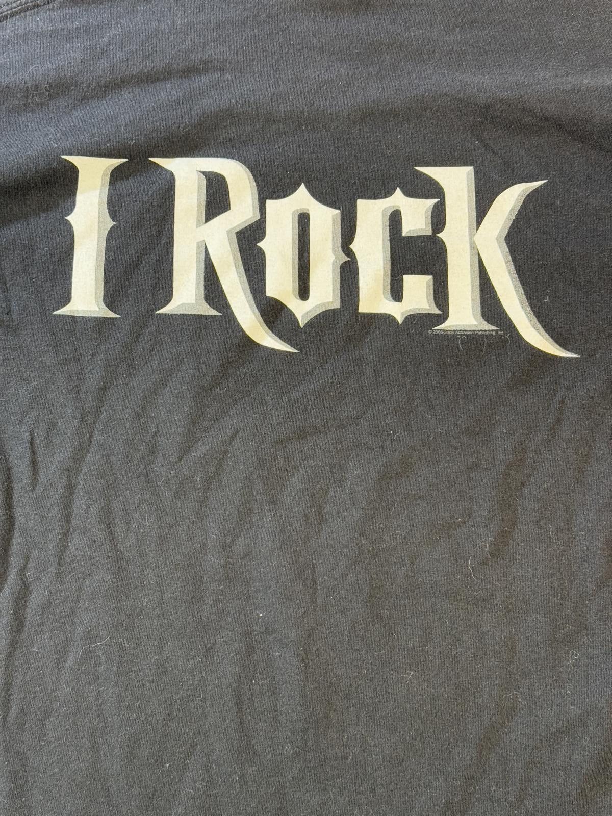 Hanes Y2K Guitar Hero T-shirt Video Game Rock Meter I Rock - S Size US S / EU 44-46 / 1 - 5 Thumbnail