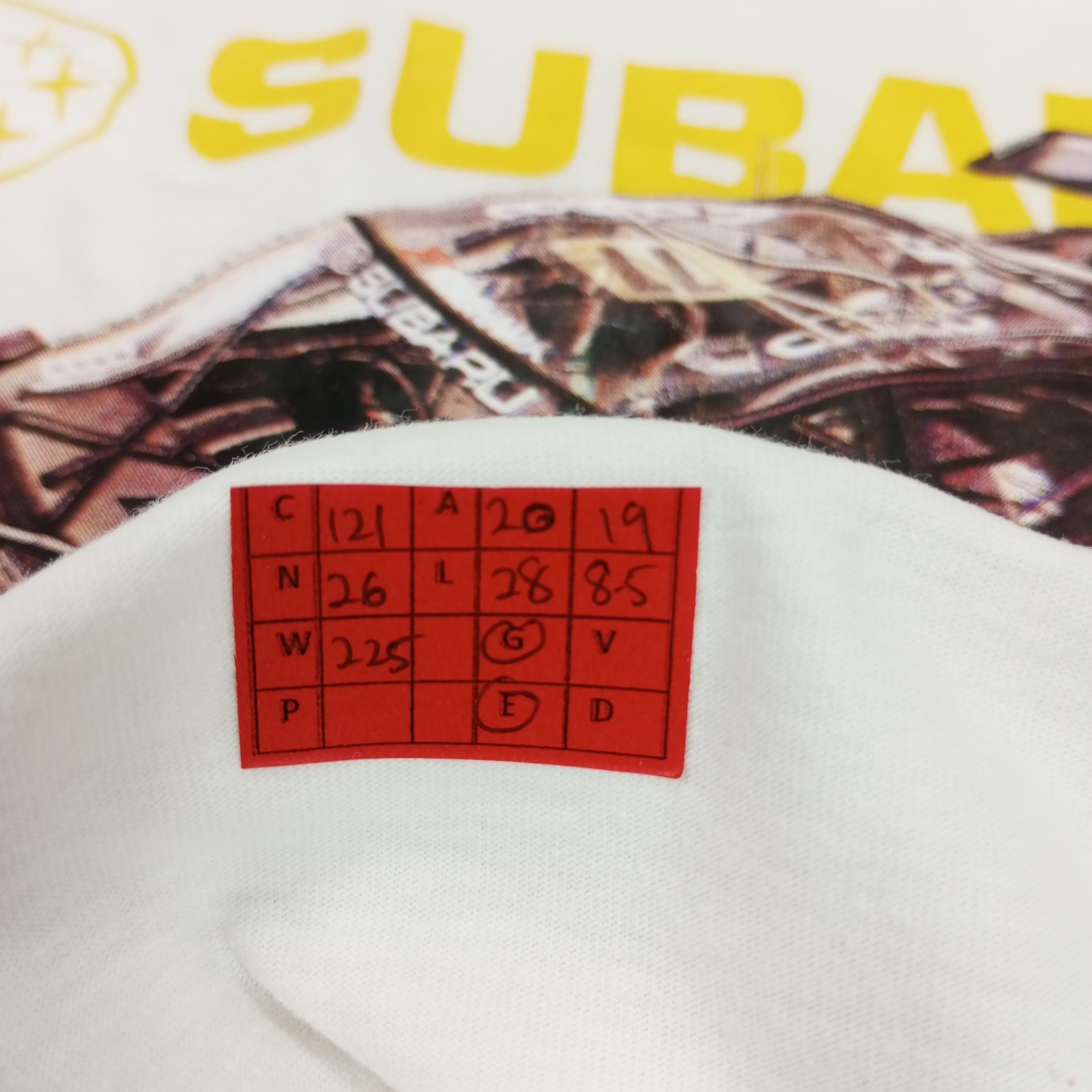 Japanese Brand × Vintage Subaru Advanimpreza Motorsports Racing Car Vintage Tshirt Size US M / EU 48-50 / 2 - 13 Thumbnail