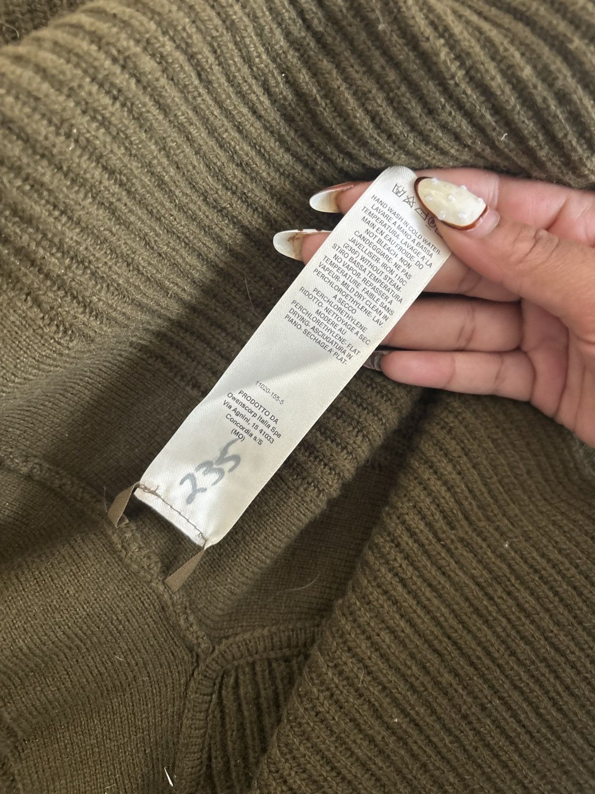 Rick Owens Sisyphus FW 18 Sweater