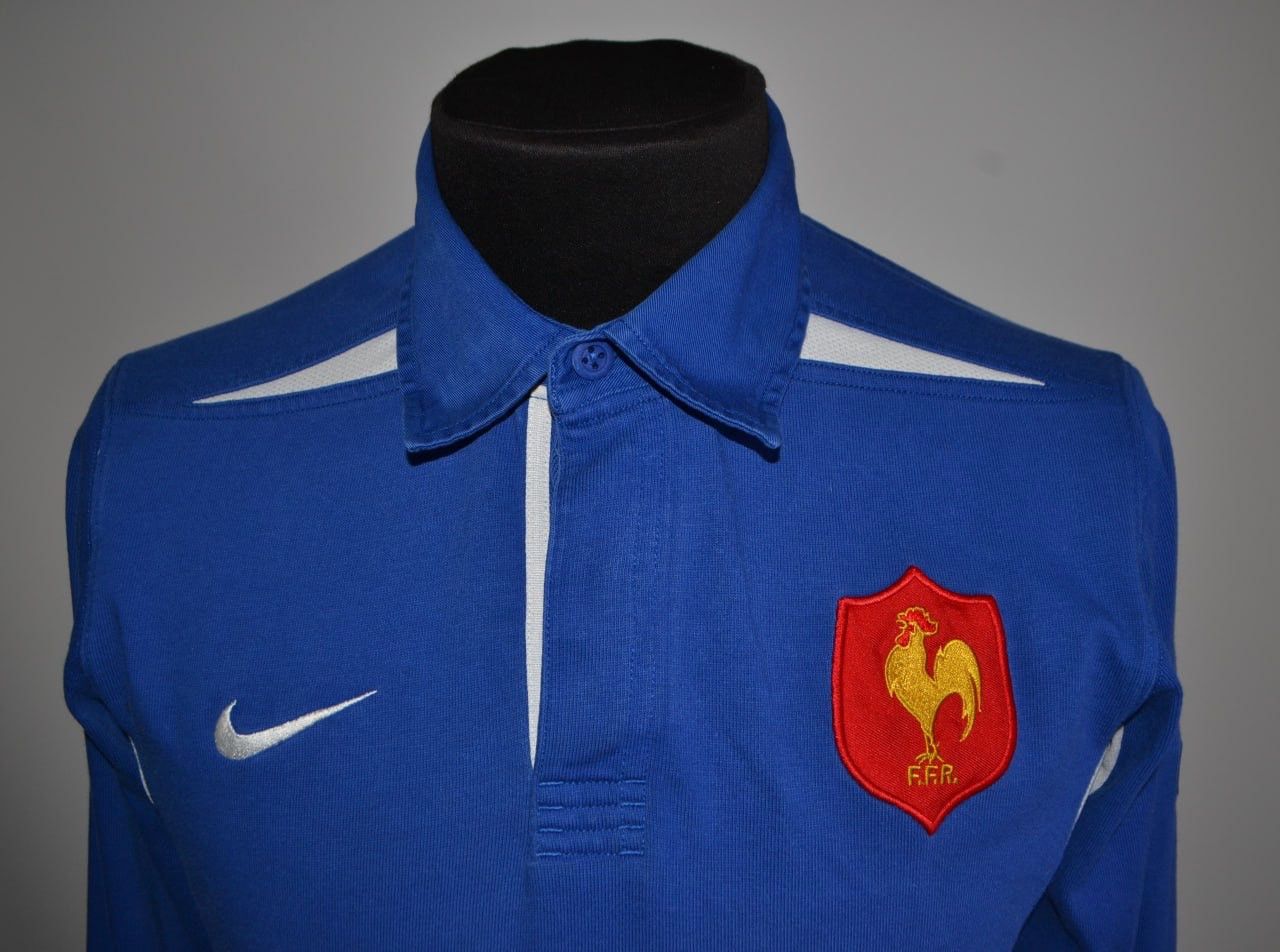 Nike × Vintage Vintage Nike France Rugby Union Jersey Long Sleeve Shirt Size US M / EU 48-50 / 2 - 2 Thumbnail
