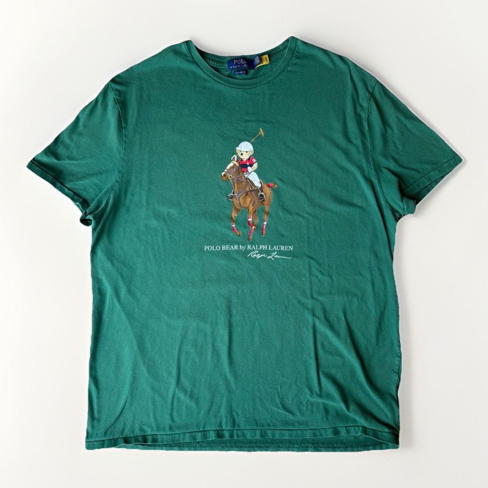 Polo Ralph Lauren Polo Ralph Lauren Bear Shirt XL Green Horse New York Size US XL / EU 56 / 4 - 1 Thumbnail