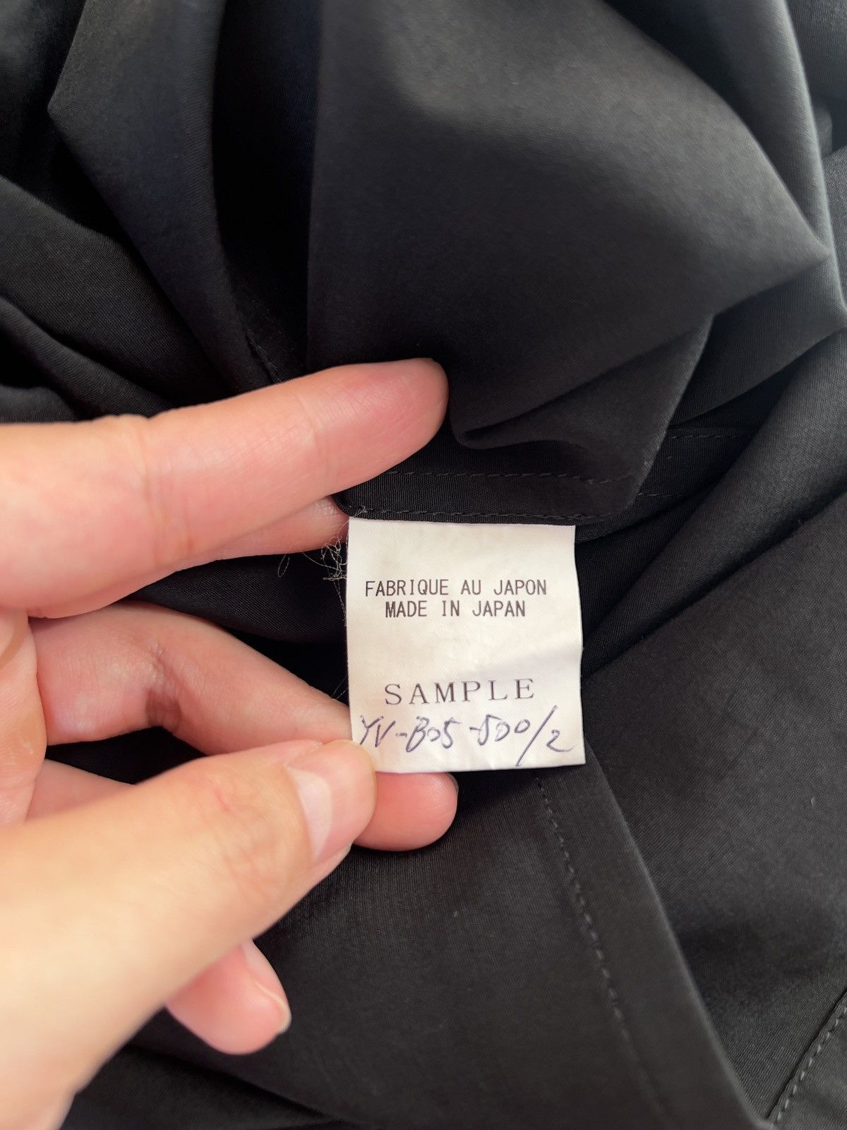 Yohji Yamamoto Y's Yohji Yamamoto - De Chine COLLAR DRAPE BLOUSE SHIRT Size XS / US 0-2 / IT 36-38 - 13 Thumbnail