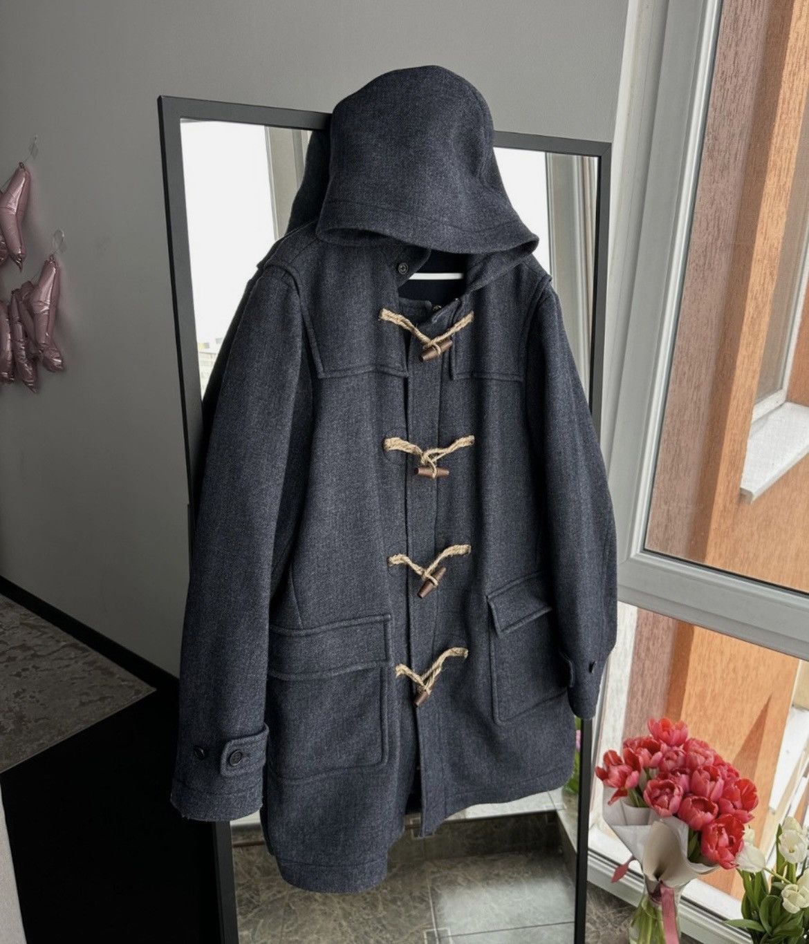 Other Boomerang Wool Mens Duffle Coat Sz XL Size US XL / EU 56 / 4 - 1 Thumbnail