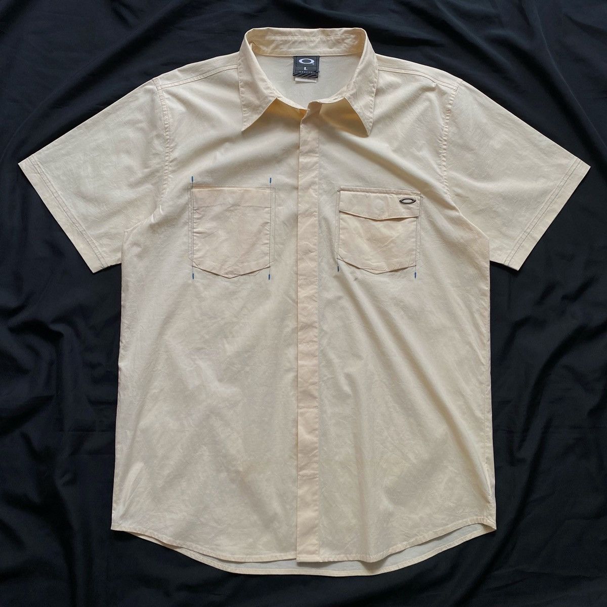 Oakley × Vintage Y2K Oakley Software Shirts Hidden Button Size US L / EU 52-54 / 3 - 1 Thumbnail