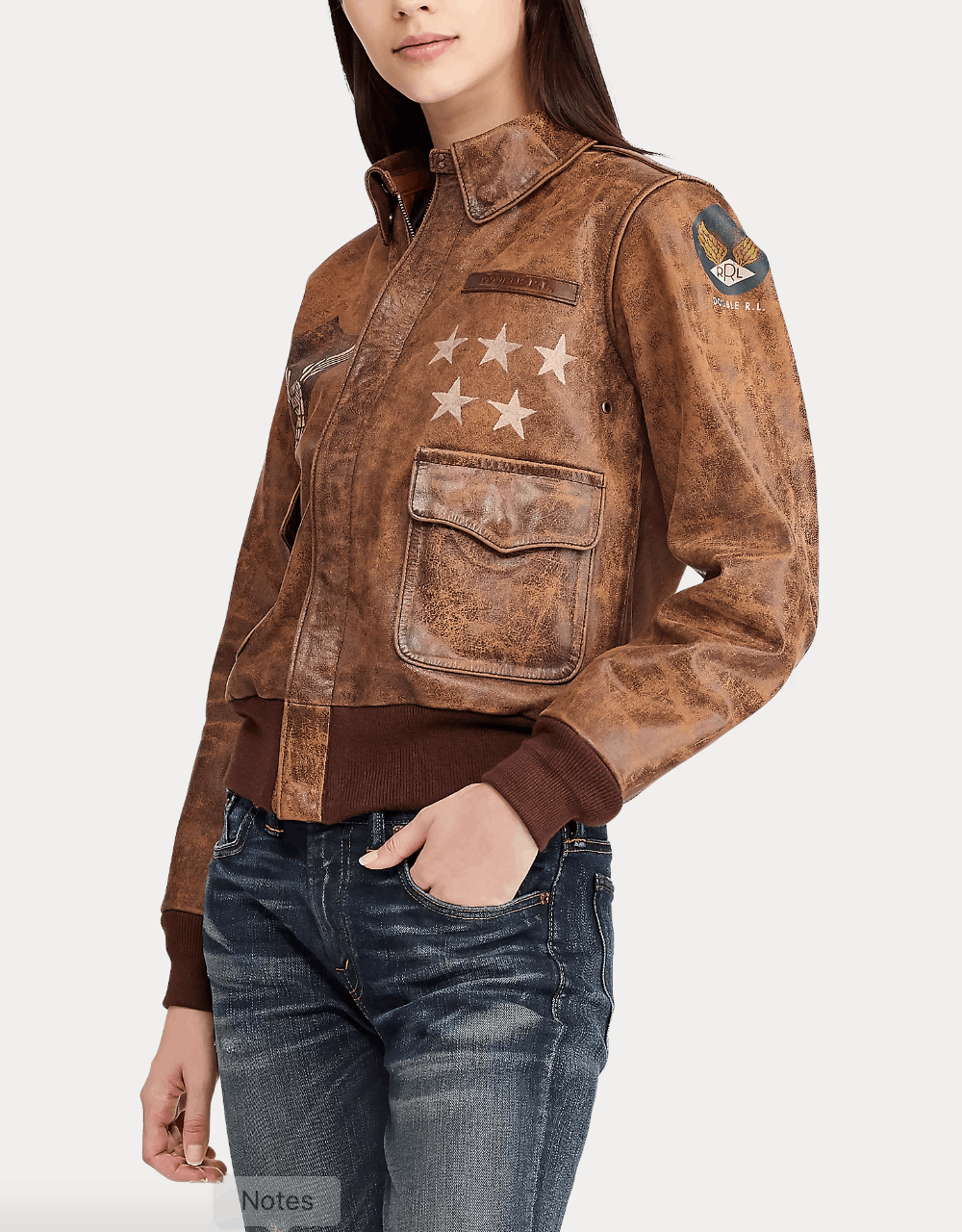 RRL Ralph Lauren $2400 RRL Ralph Lauren Campbell A-2 Leather Jacket double rl Size XS / US 0-2 / IT 36-38 - 1 Thumbnail