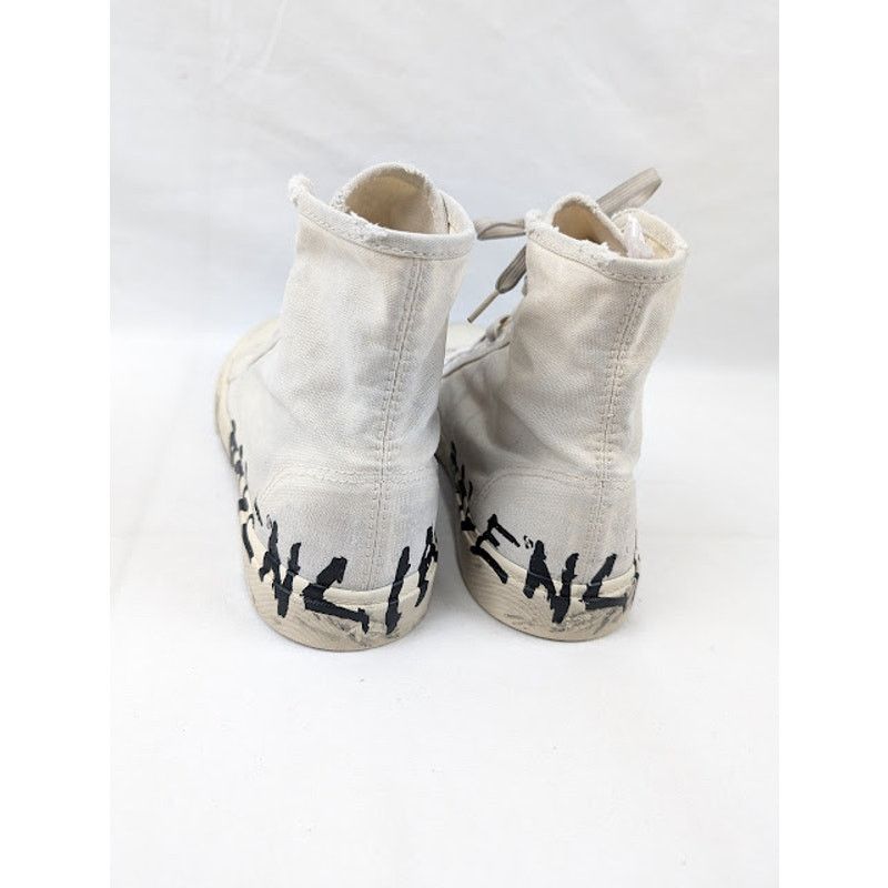Balenciaga o1rshd1 Paris High-Top Sneakers in Black/White Size US 10 / EU 43 - 18 Thumbnail