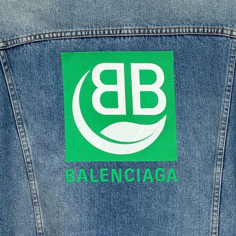 Balenciaga Balenciaga size 48 Blue monogrammed embroidered cotton lap Size US M / EU 48-50 / 2 - 5 Thumbnail