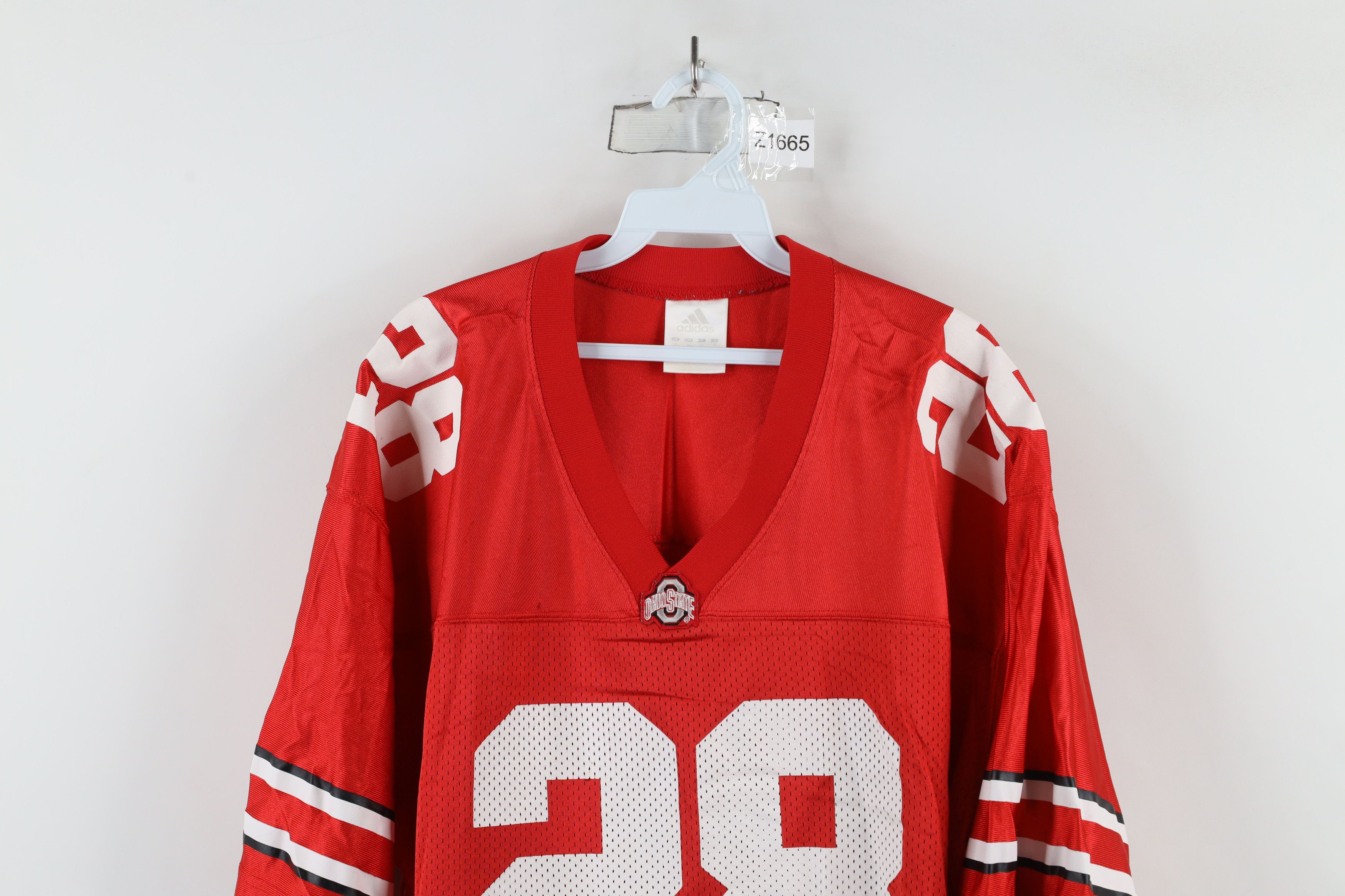 Adidas × Vintage Vintage Adidas Ohio State University Football Jersey Red #28 Size US XL / EU 56 / 4 - 2 Thumbnail
