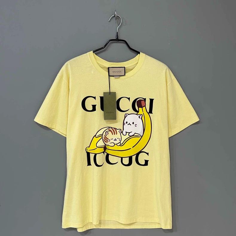 Gucci Gucci Banana kitten short sleeves Size US S / EU 44-46 / 1 - 1 Thumbnail