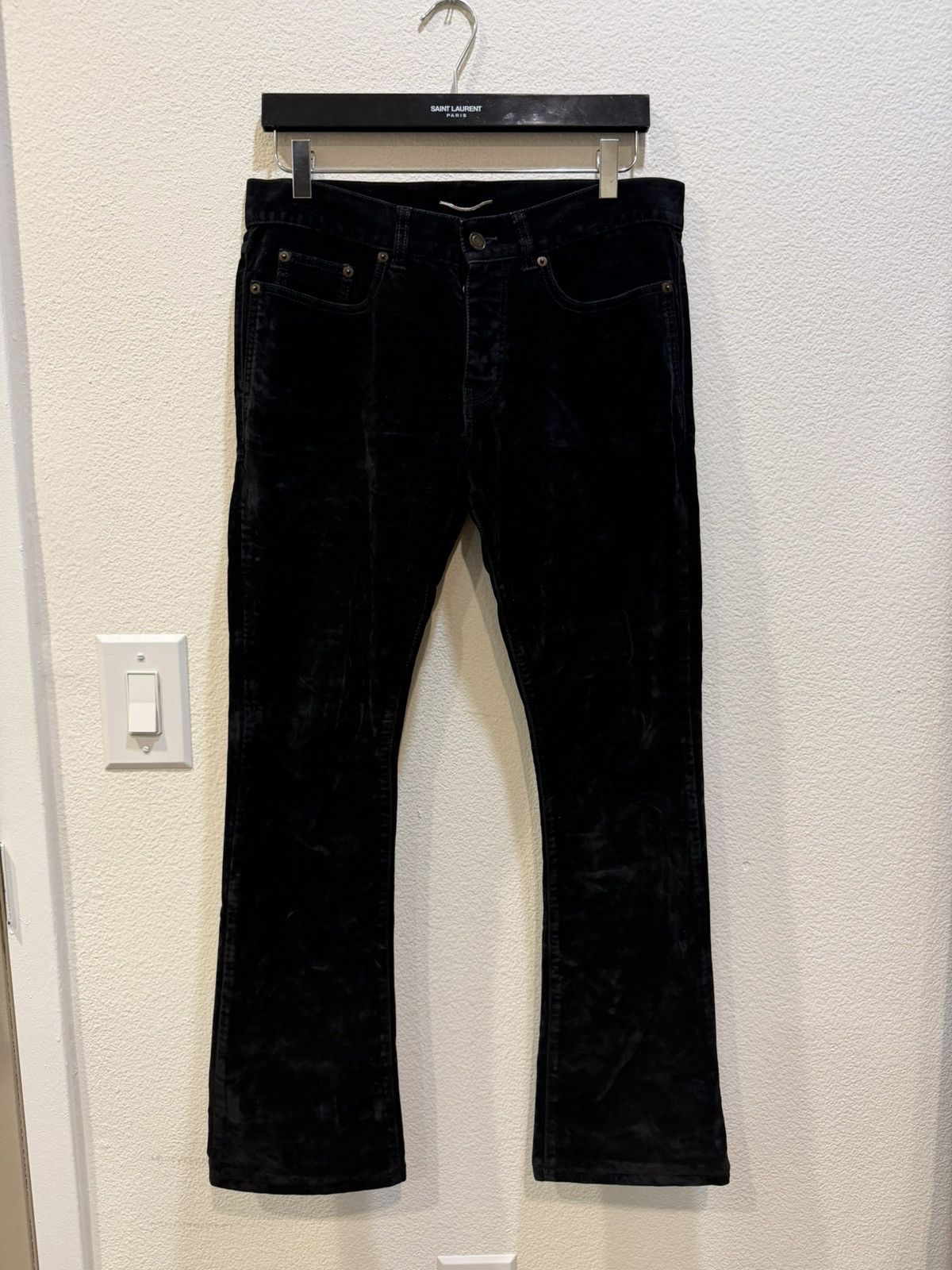 Saint Laurent Paris 2018 Velvet D17 Jeans 31 Size US 32 / EU 48 - 1 Thumbnail