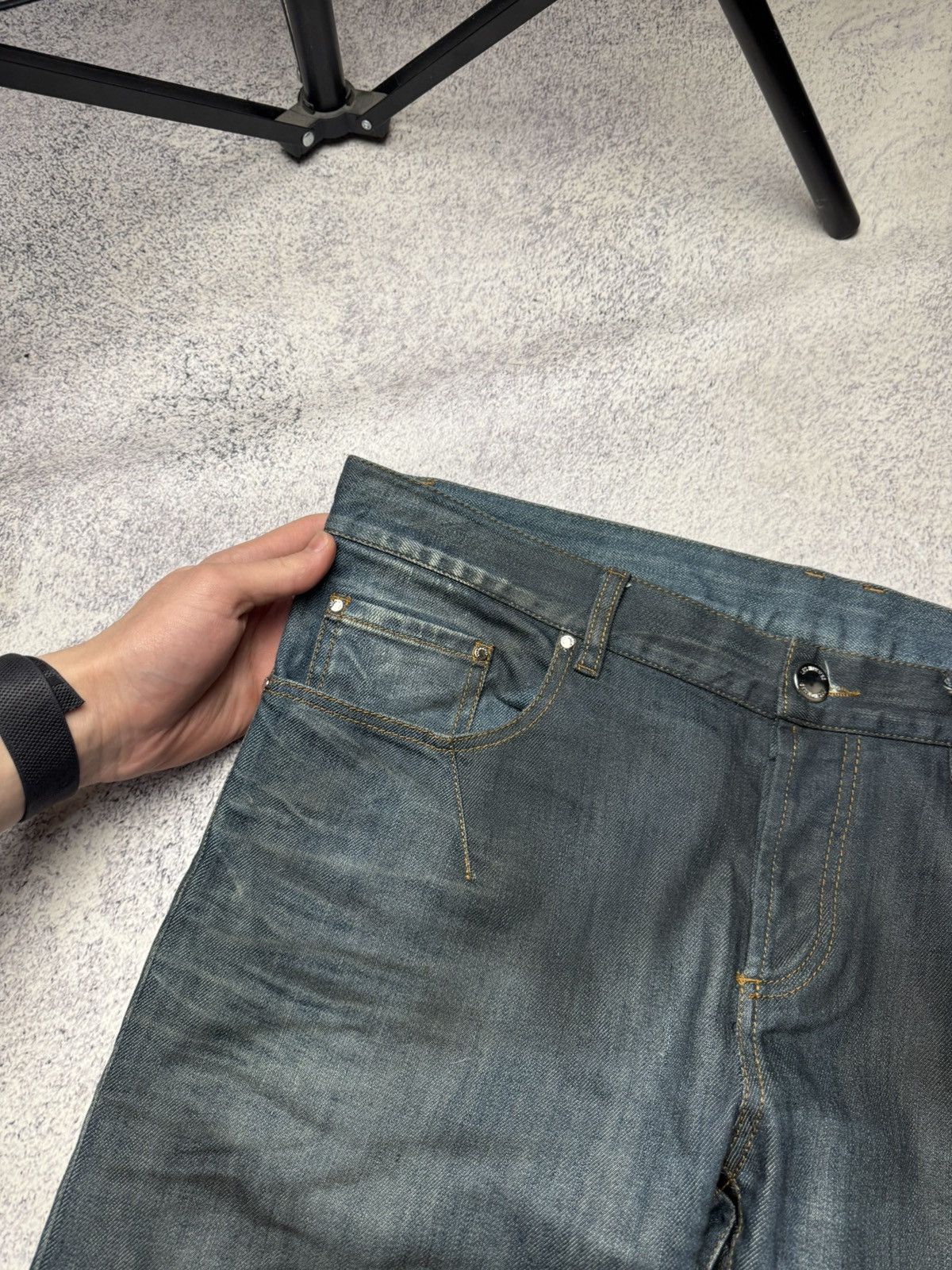Les Hommes Les Hommes Avant Garde Jeans Y2K leather Size US 36 / EU 52 - 3 Thumbnail