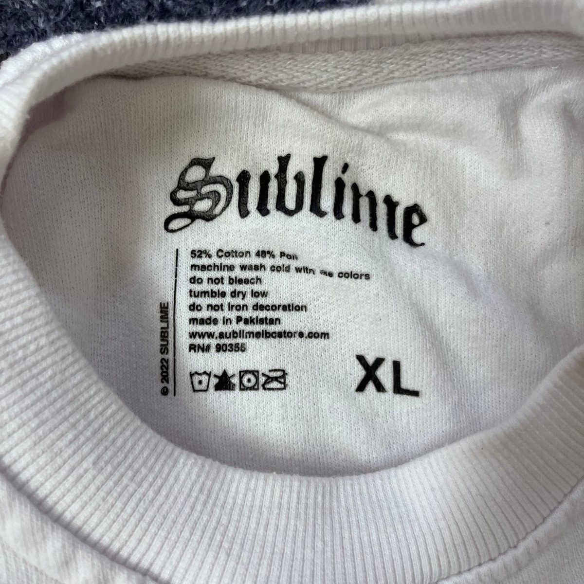Sublime Sublime Dog Graphic Sweatshirt White 1X Size US XL / EU 56 / 4 - 2 Thumbnail