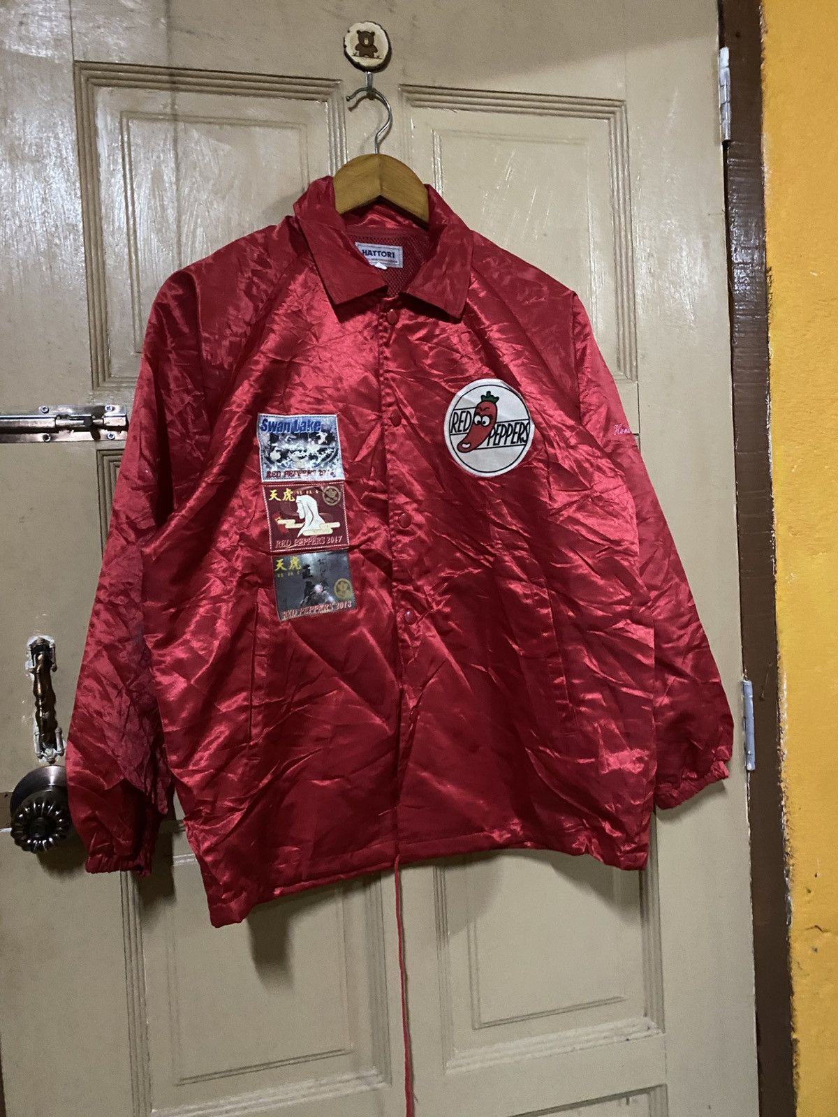 Japanese Brand Vintage Hattori Red Peppers Fujinohana Coach Jacket Japan Size US S / EU 44-46 / 1 - 5 Thumbnail