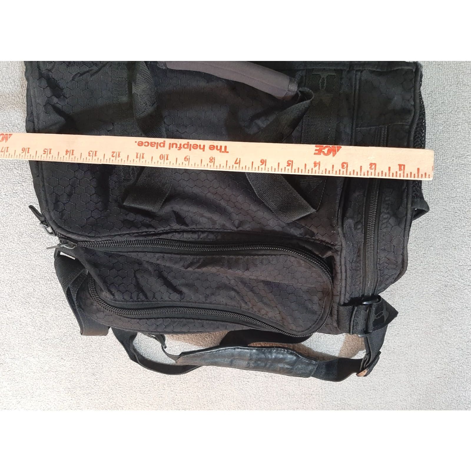 Under Armour Under Armour Duffle Bag Gym Bag Black 16"x9"x8" Adult Unisex Polyester Logo Bag Size ONE SIZE - 4 Thumbnail