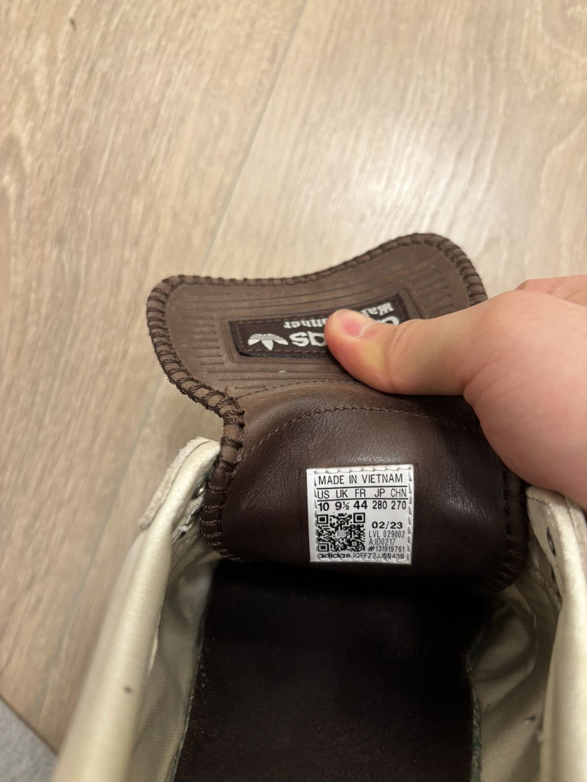 adidas gazelle silver green womens Adidas Samba Wales Bonner Ecrtin Brown – Hypedfam main image 1
