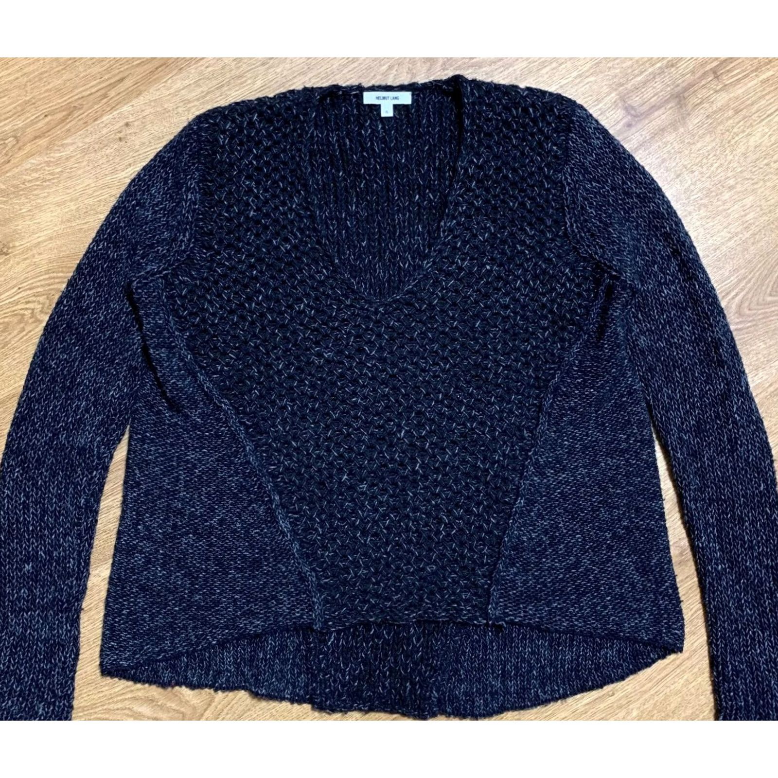 Helmut Lang HELMUT LANG Wool Silk Sweater Women Size S Gray Blue Crew Neck Long Sleeve Pullover Knit Jumper Vintage No Size S / US 4 / IT 40 - 2 Thumbnail