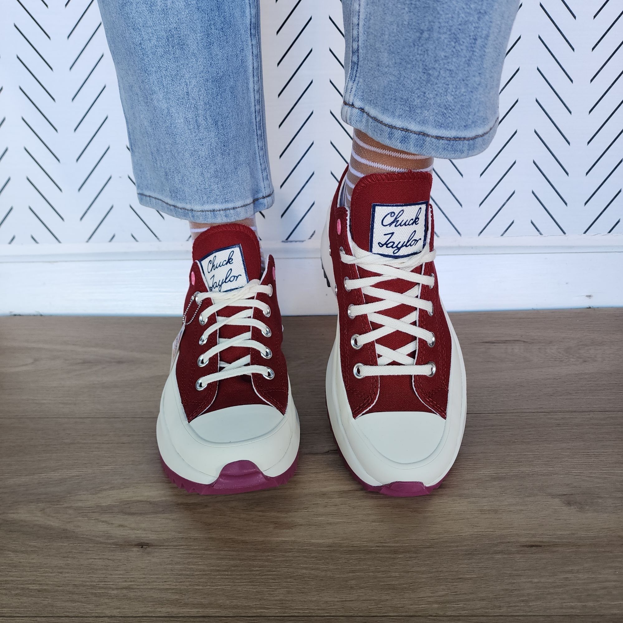 Converse ❤️Converse Run Star Hike Ox Low Platform Sz 7.5 Womens Shoes Size US 7.5 / IT 37.5 - 5 Thumbnail