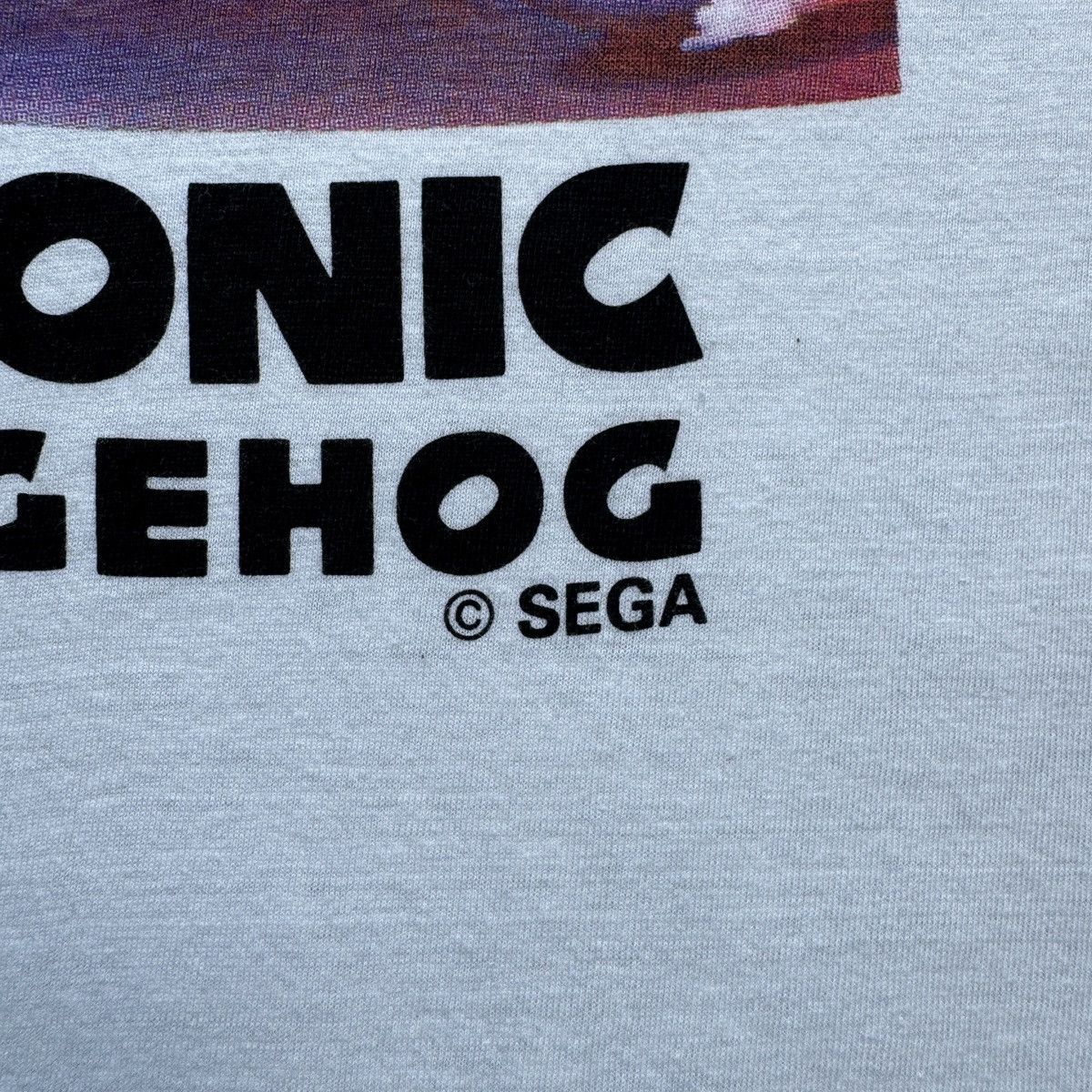 Playstation Vintage 90s Sega Sonic the Hedgehog video game promo tee Size US M / EU 48-50 / 2 - 3 Thumbnail