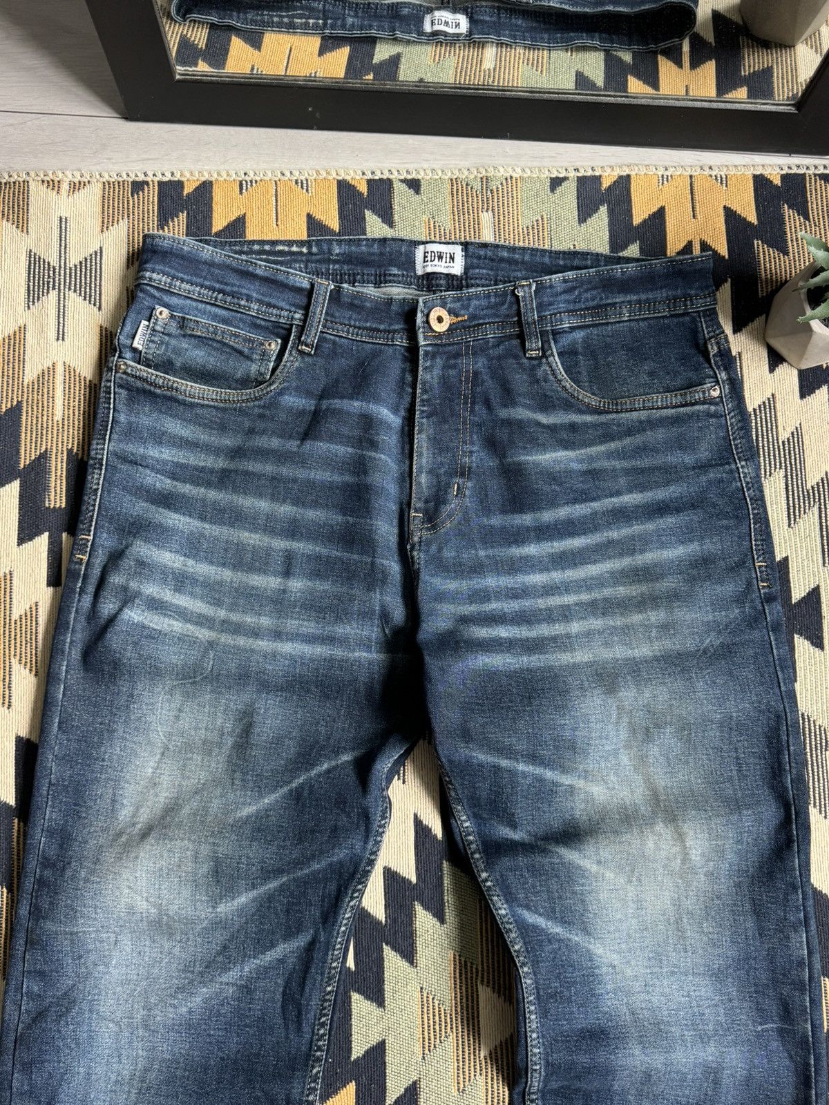 Edwin Vintage Edwin Japan Denim Pants Size US 36 / EU 52 - 9 Thumbnail