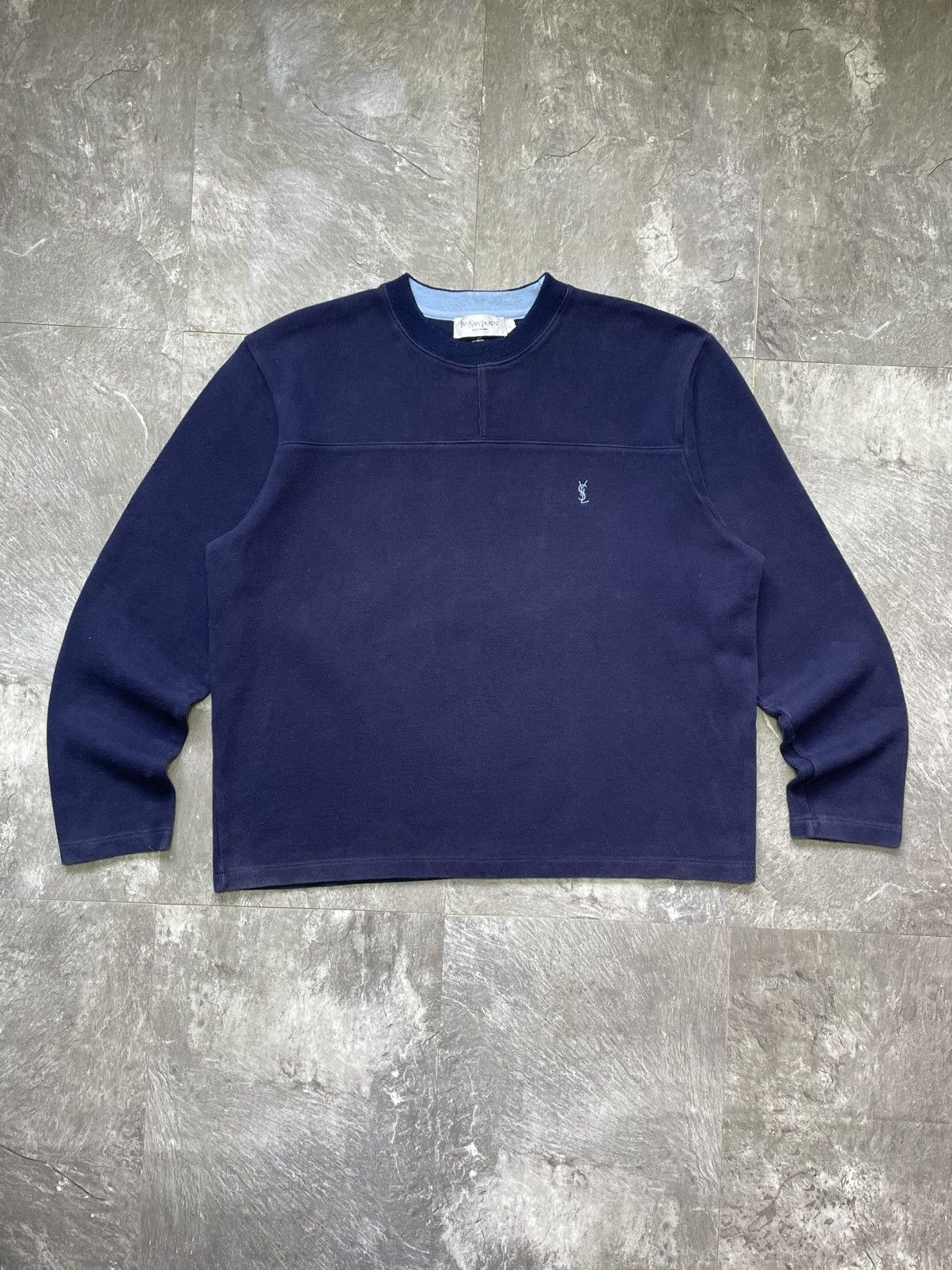 Yves Saint Laurent Yves Saint Lauren Pour Homme Vintage Big Logo YSL Designer Size US L / EU 52-54 / 3 - 1 Thumbnail