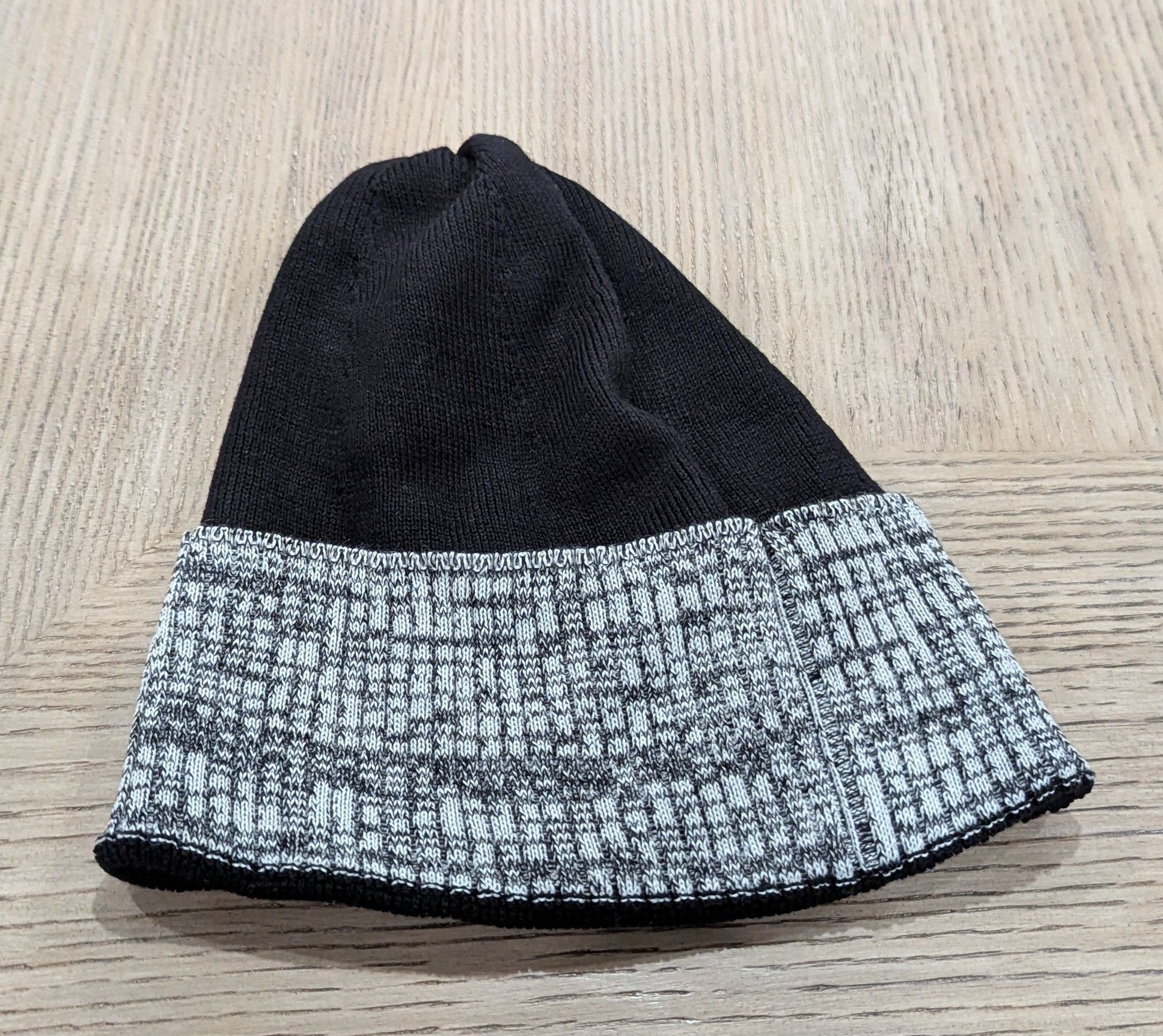 Missoni MISSONI Space Dyed Wool Cuff Knit Beanie Hat Black/Gray Size ONE SIZE - 2 Thumbnail