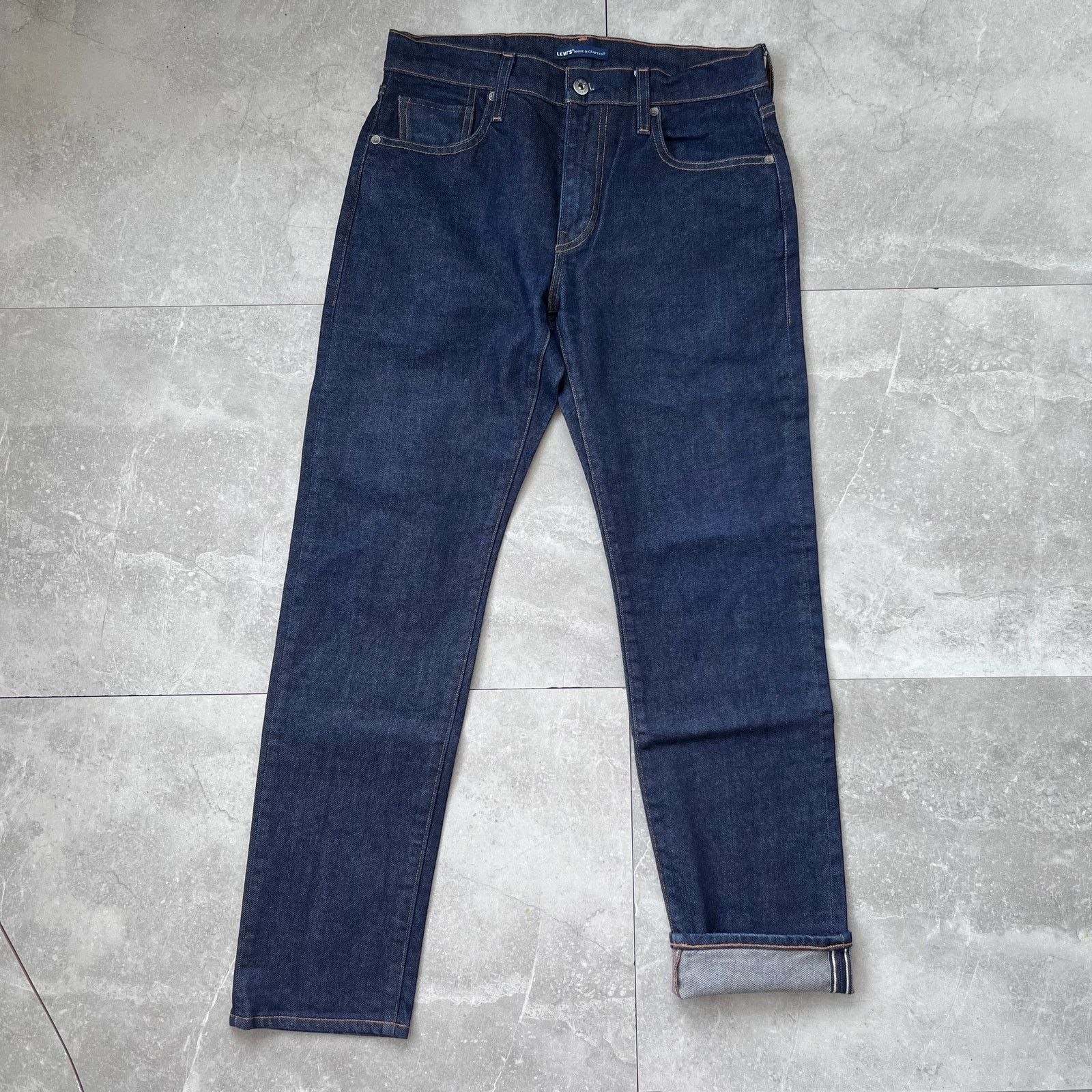 Levi’s Vintage Fit Selvedge Denim – Dark Wash – W34 L32