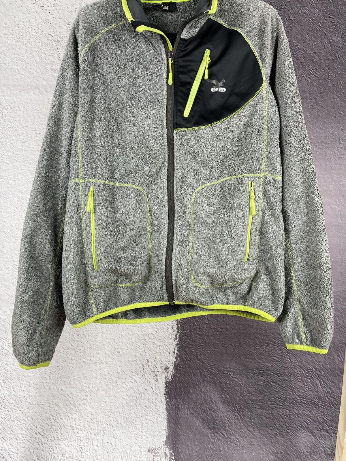 Vintage Salewa vintage Loft M jacket deep pile fleece Size US L / EU 52-54 / 3 - 6 Thumbnail