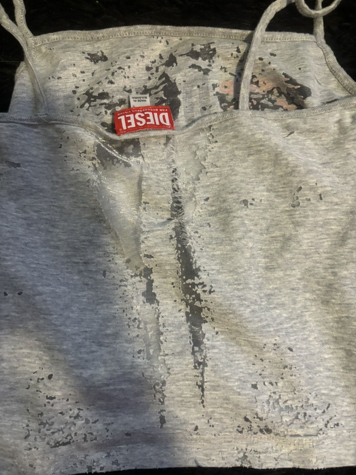 Diesel diesel distressed tanktop Size XS / US 0-2 / IT 36-38 - 2 Thumbnail