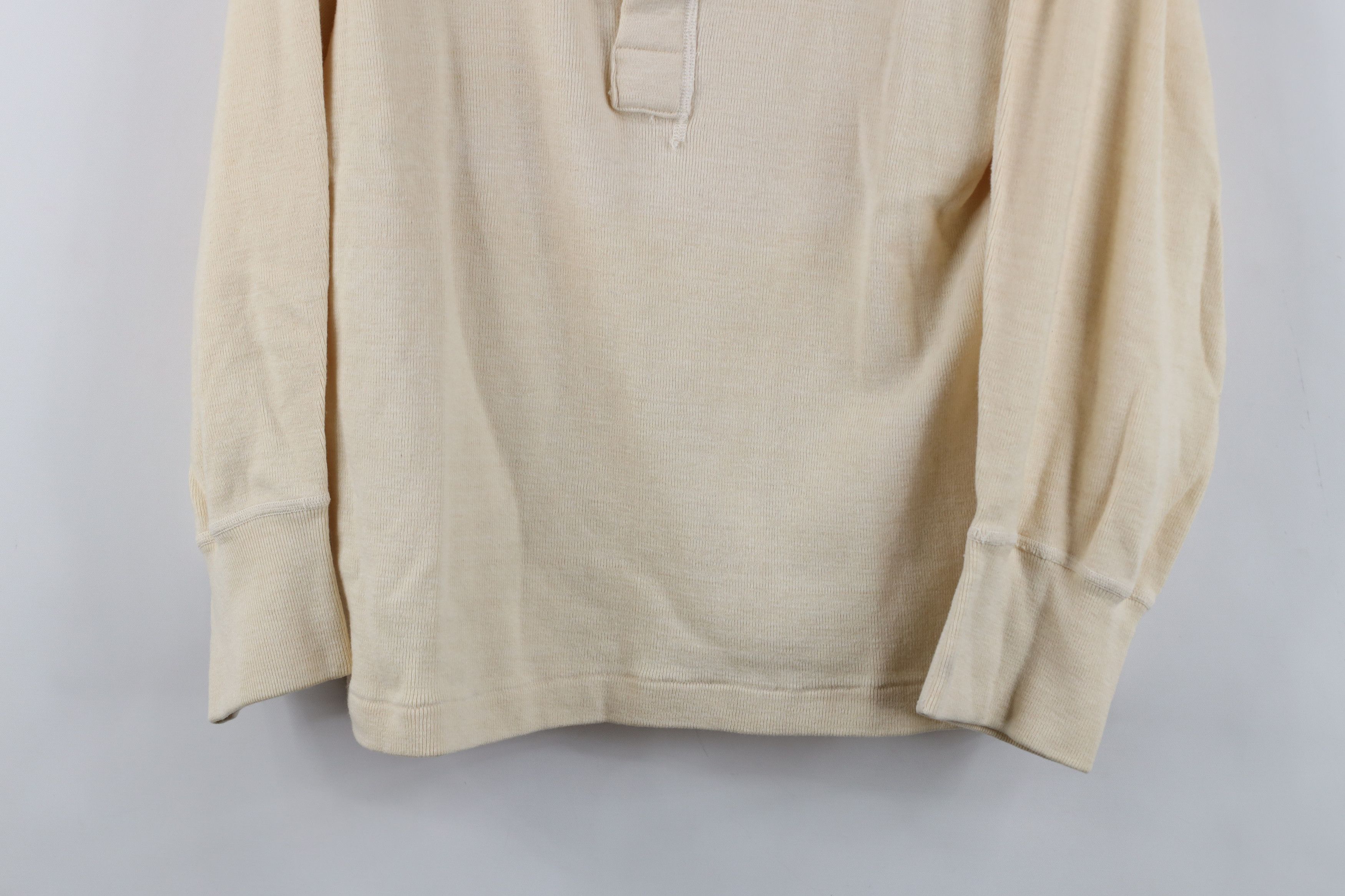 Vintage Vintage 50s Korean War Winter Undershirt Henley T-Shirt USA Size US S / EU 44-46 / 1 - 3 Thumbnail
