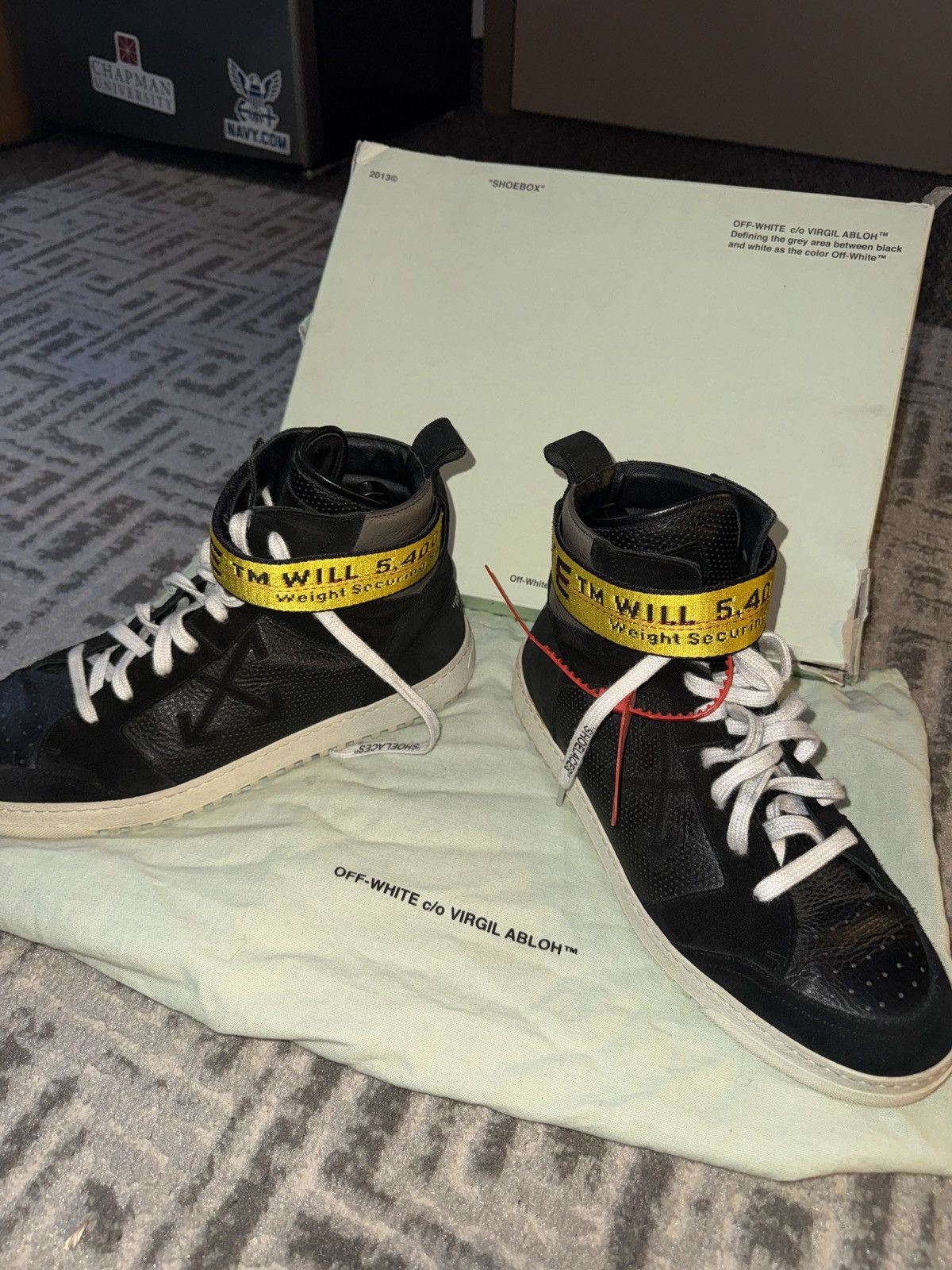 Off-White Off White Industrial Hightops Size US 9 / EU 42 - 1 Thumbnail