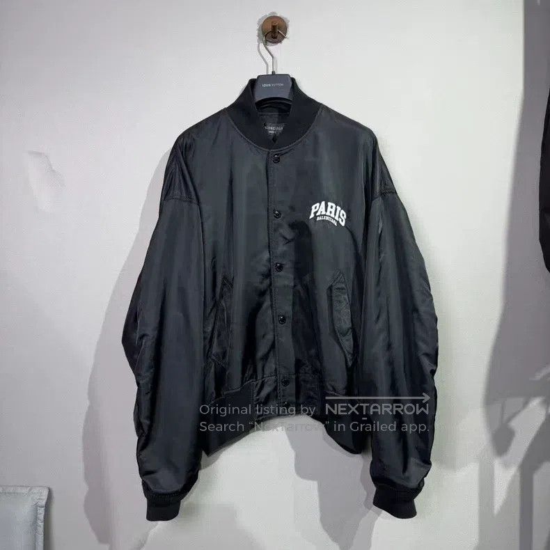Balenciaga Balenciaga Baseball Jacket Size US S / EU 44-46 / 1 - 1 Thumbnail
