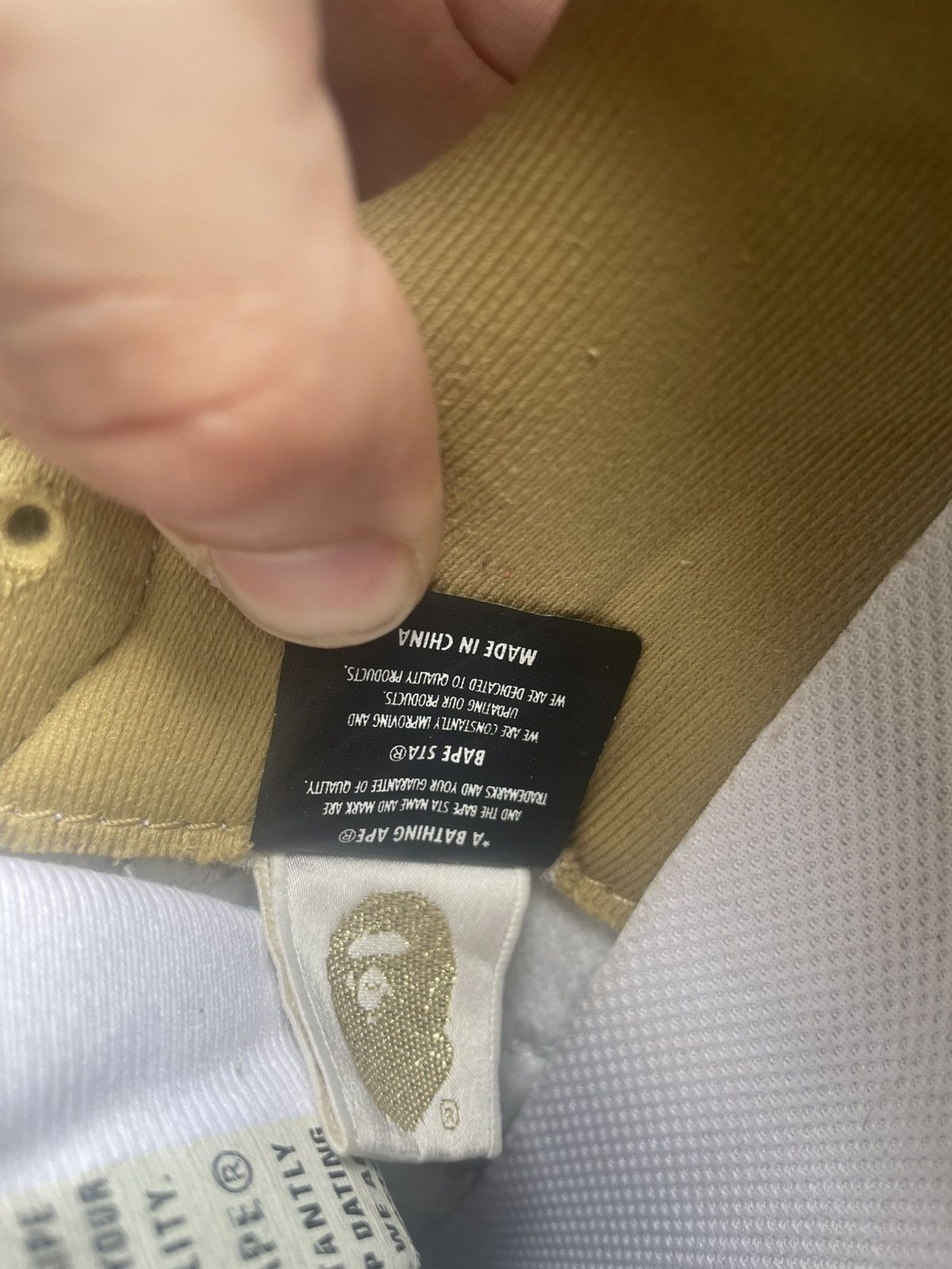 Bape Bape Bapesta Gold Trainers Size US 8.5 / EU 41-42 - 16 Thumbnail