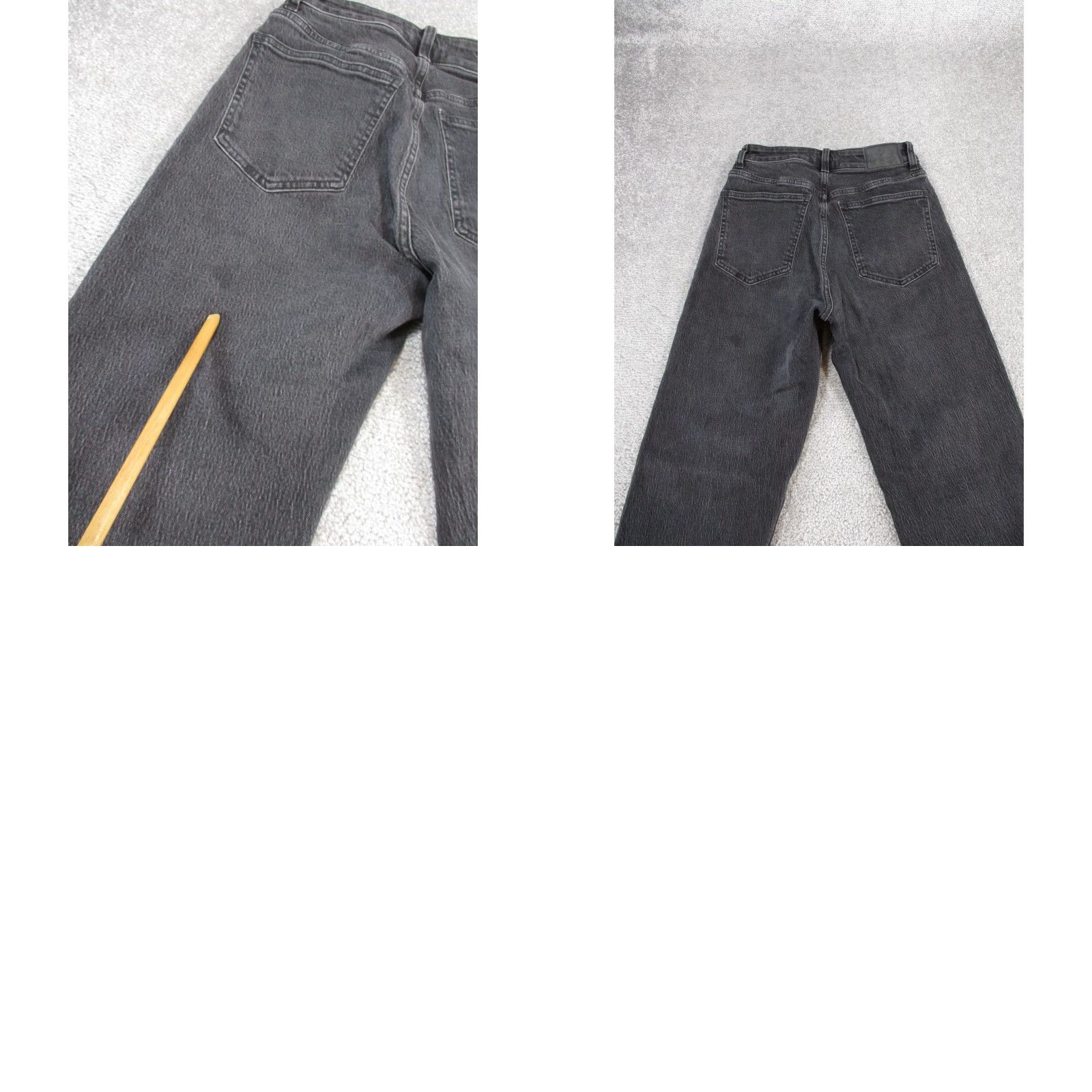 Madewell Madewell Jeans Womens 25 Curvy 90s Straight Gray Denim Size 42" / US 20 - 9 Thumbnail