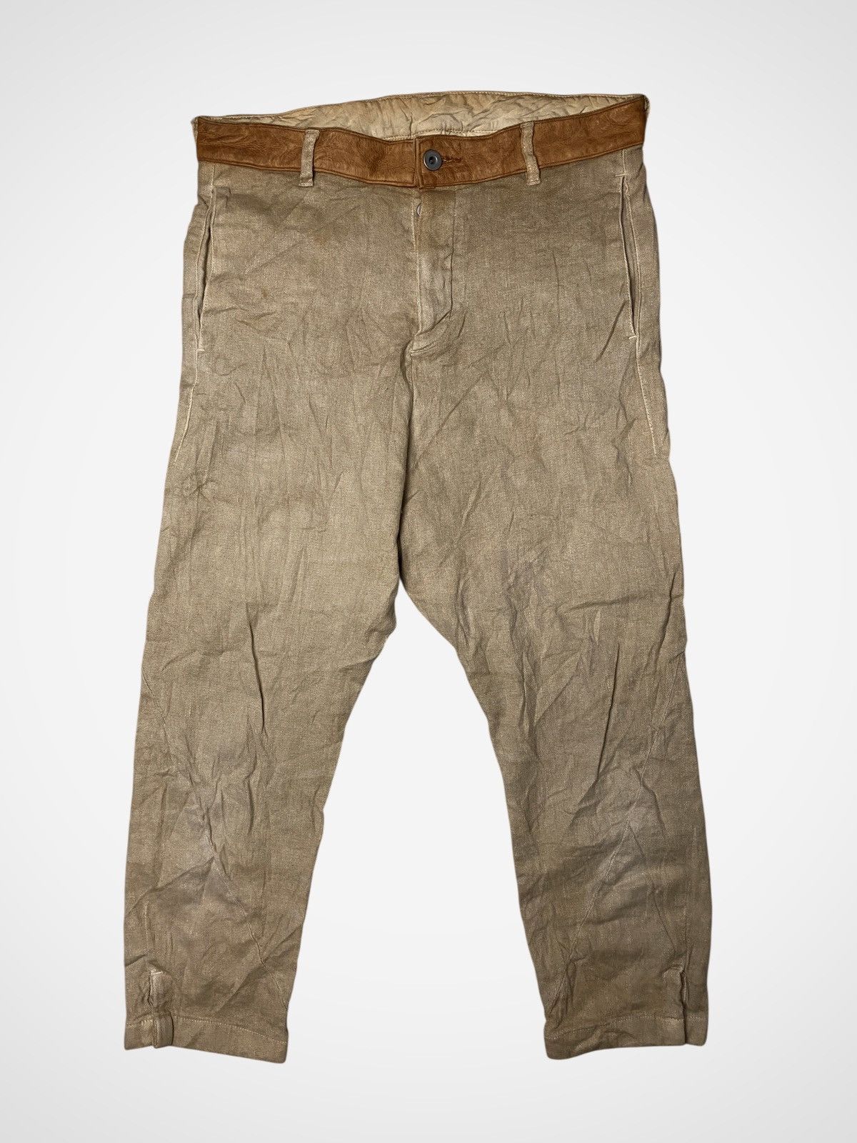 Isamu Katayama Backlash Isamu Katayama Backlash Cow Leather Shorts Size US 28 / EU 44 - 1 Thumbnail