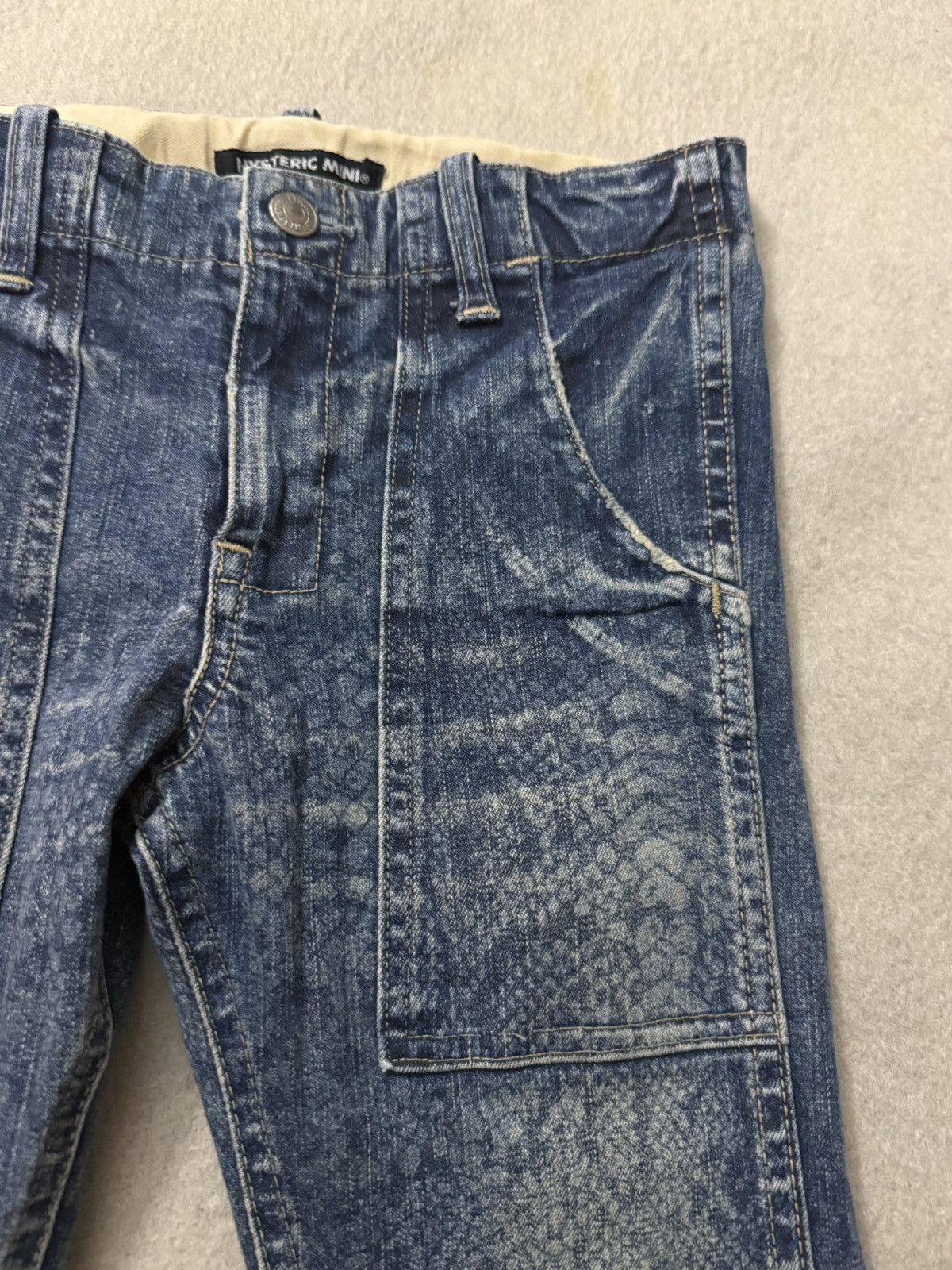 Hysteric Glamour Hysteric Glamour Mini Snakeskin Jeans 24 Waist 25 Inseam Size 24" / US 00 / IT 34 - 12 Thumbnail