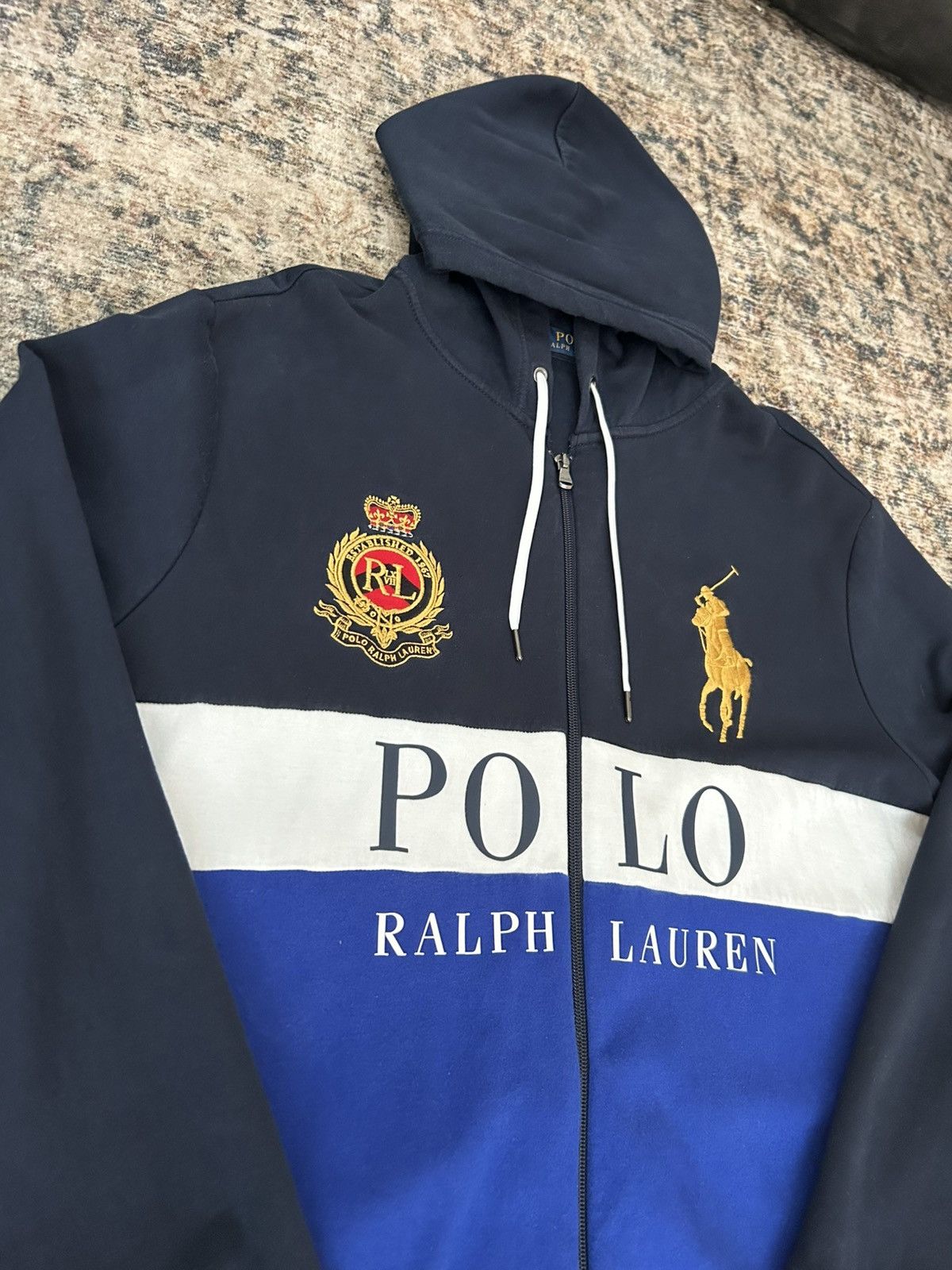 Polo Ralph Lauren Polo Ralph Lauren Men’s Hoodie Navy Blue Size US L / EU 52-54 / 3 - 2 Thumbnail