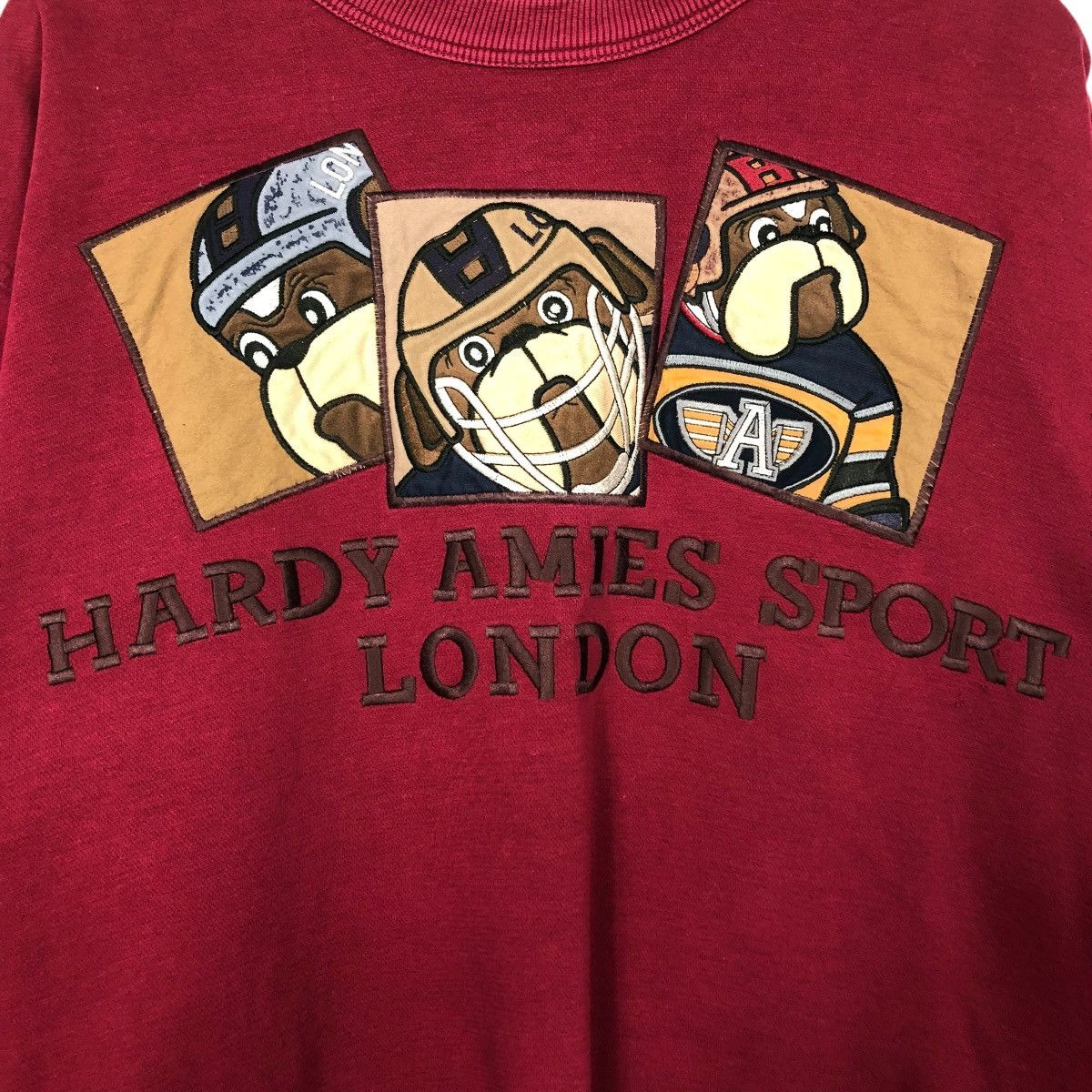 Cartoon Network 🔥VINTAGE SWEATSHIRT CREWNECK HARDY AMIES SPORT BIG LOGO Size US M / EU 48-50 / 2 - 10 Thumbnail