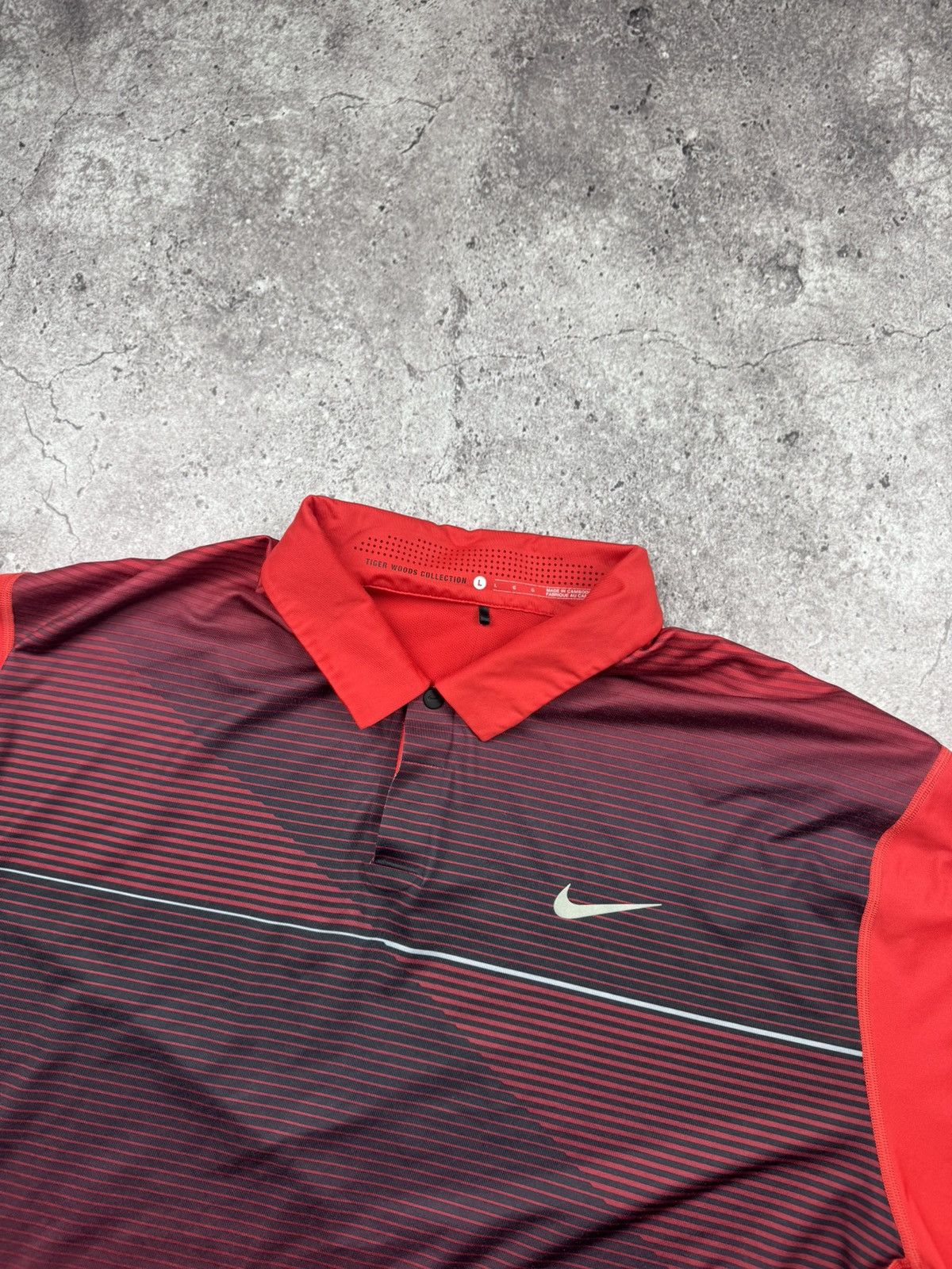 Nike 00’s Vintage Nike Tiger Woods Y2K Polo Shirt Tee Golf Tennis Size US L / EU 52-54 / 3 - 3 Thumbnail