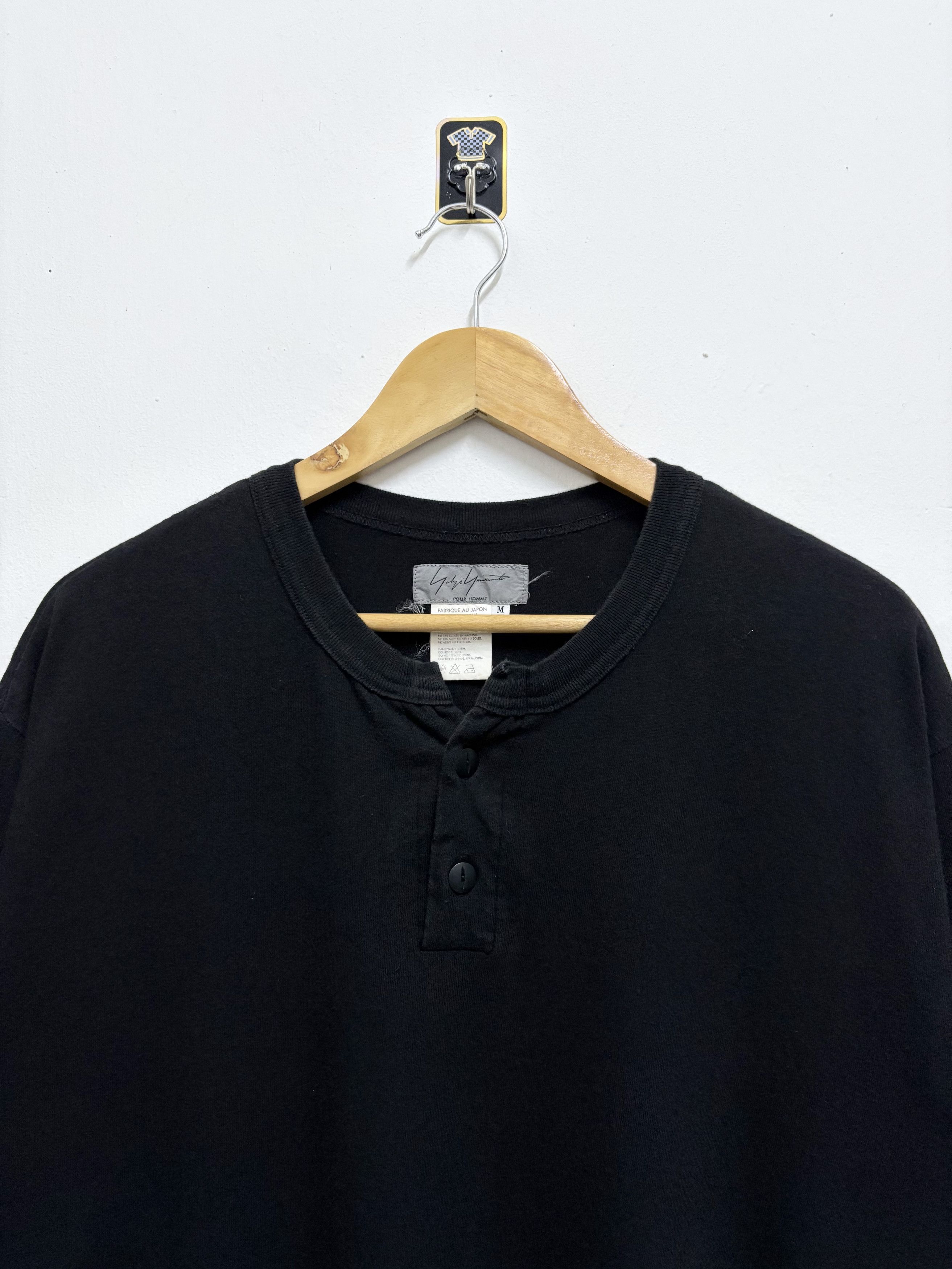 Yohji Yamamoto Archive ! S/S 1996 Yohji Yamamoto Pour Homme T-Shirt Size US L / EU 52-54 / 3 - 3 Thumbnail