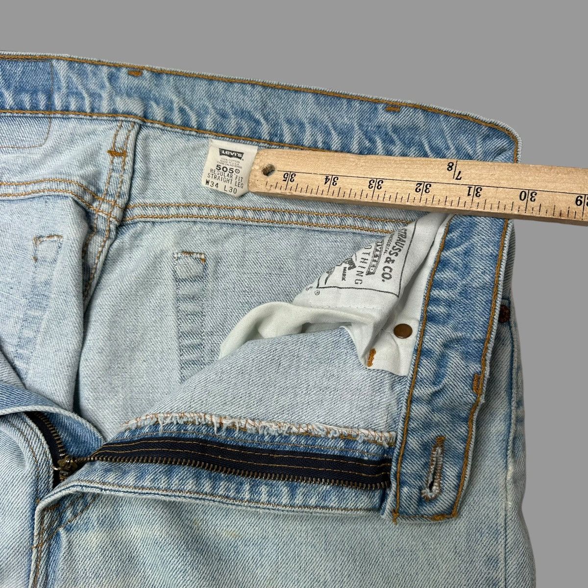 Levi's × Vintage Vintage 1990s Levi’s 505 jeans Size US 34 / EU 50 - 6 Thumbnail