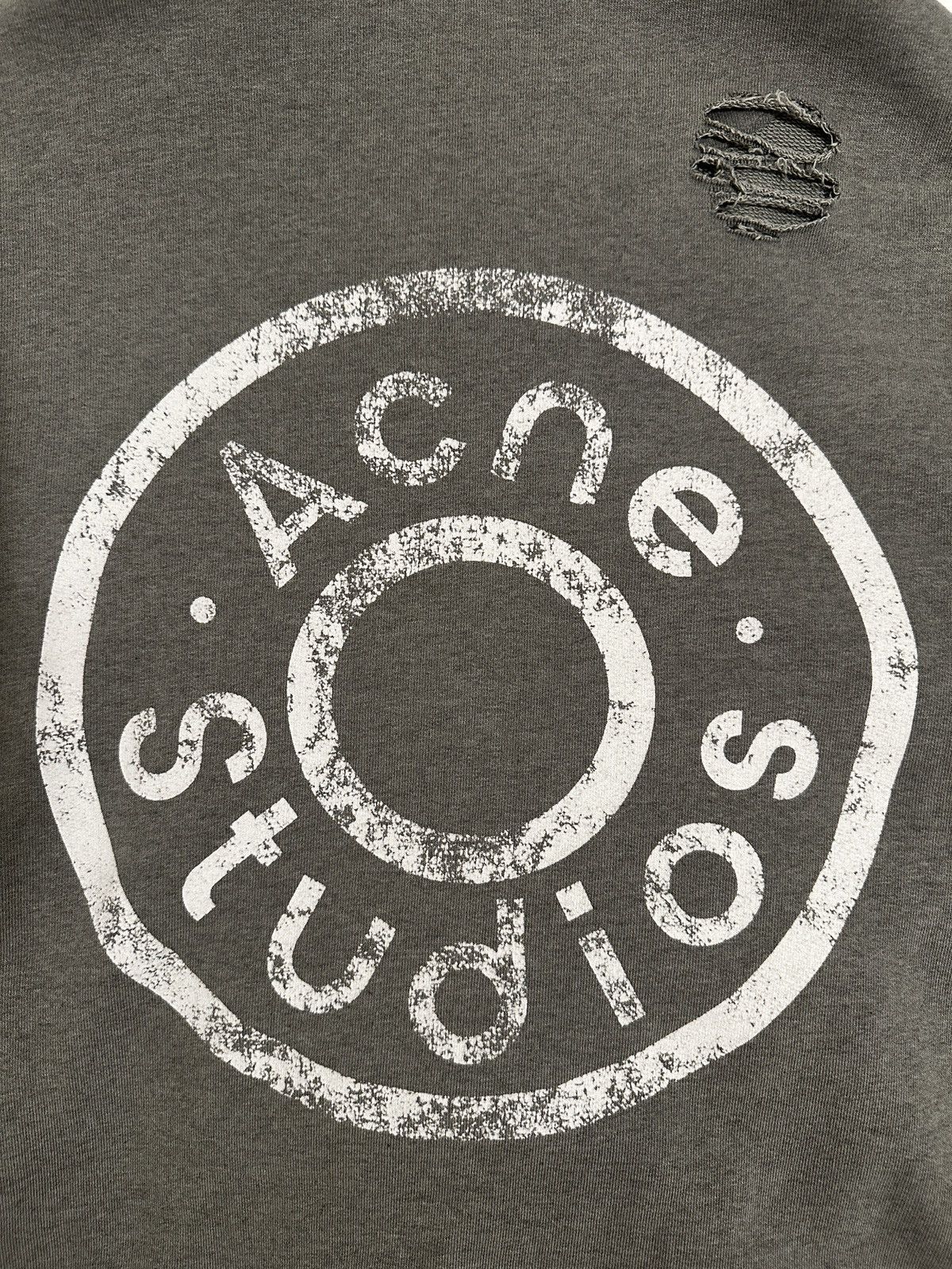 Acne Studios Acne Studios Distressed Logo Hoodie Size US M / EU 48-50 / 2 - 7 Thumbnail
