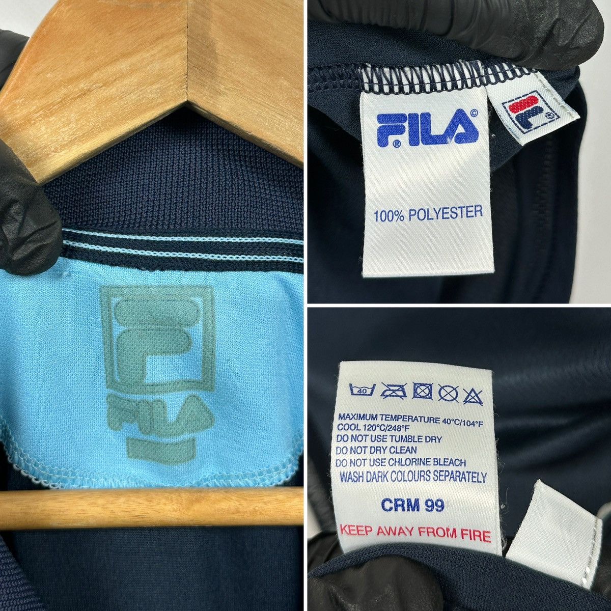 Fila Vintage 1999/00 Fila West Ham United Retro Third Kit Jersey Size US M / EU 48-50 / 2 - 20 Thumbnail