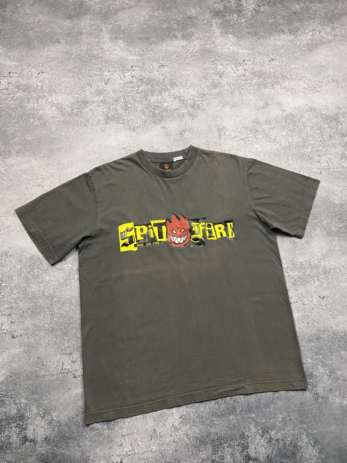 Spitfire Vintage Spitfire Skateboards T-Shirt Rare Spellout Logo Tee Size US L / EU 52-54 / 3 - 3 Thumbnail