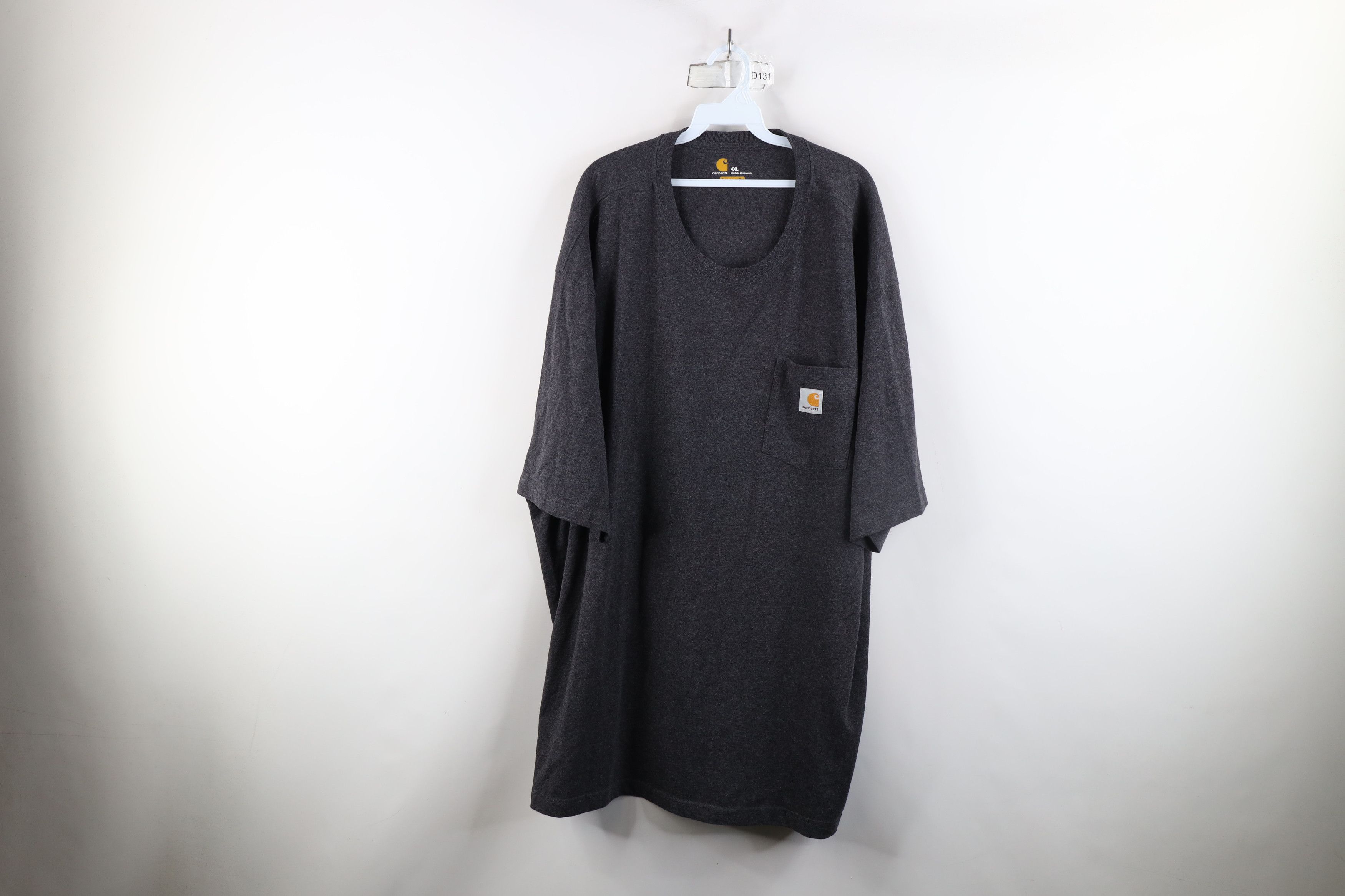 Carhartt × Vintage Vintage Y2K Carhartt Heavyweight Pocket T-Shirt Dark Gray Size US XXL / EU 58 / 5 - 1 Thumbnail