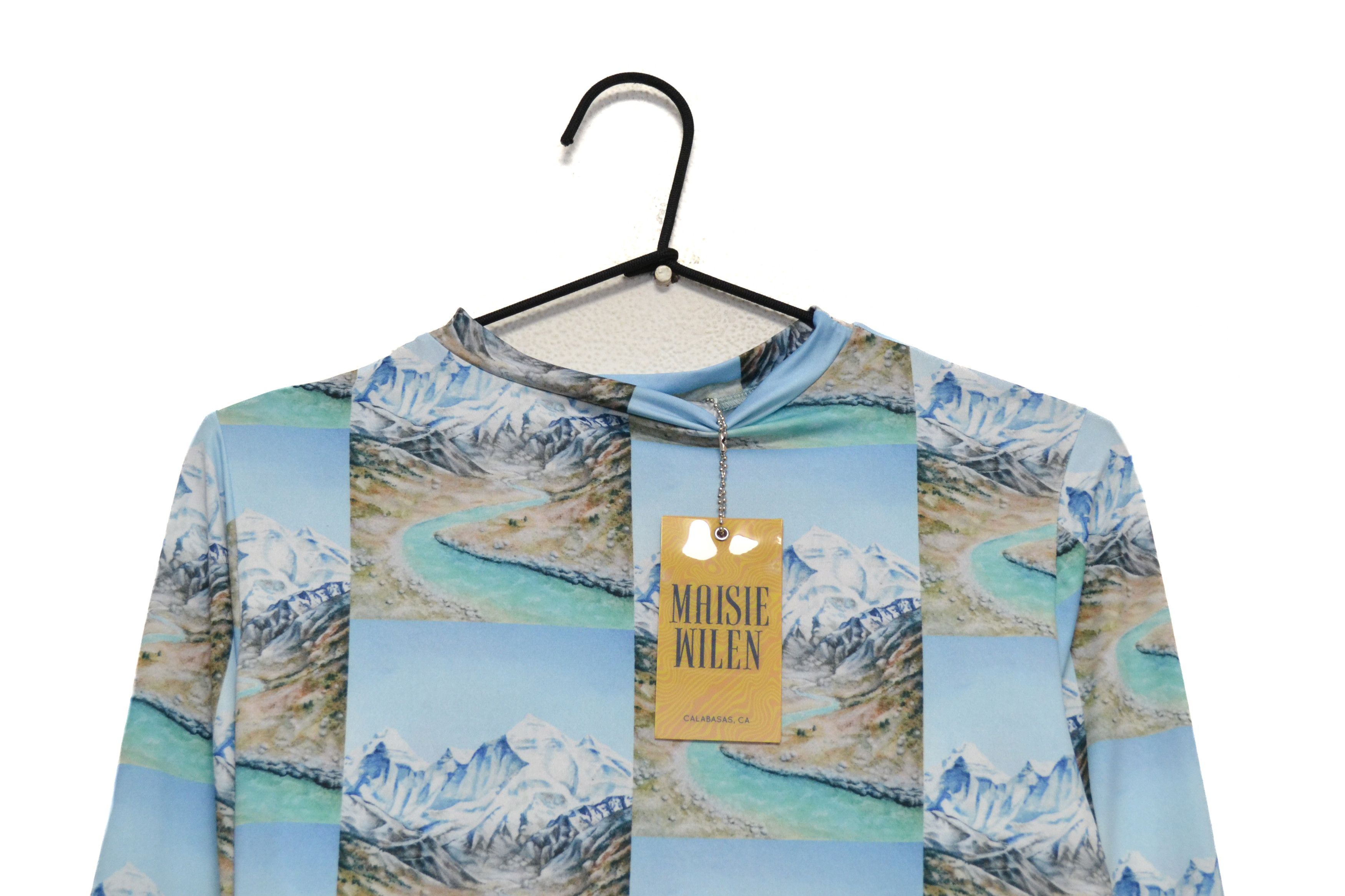 Maisie Wilen Maisie Wilen Designer Printed Long Sleeve Top Size M Size M / US 6-8 / IT 42-44 - 2 Thumbnail