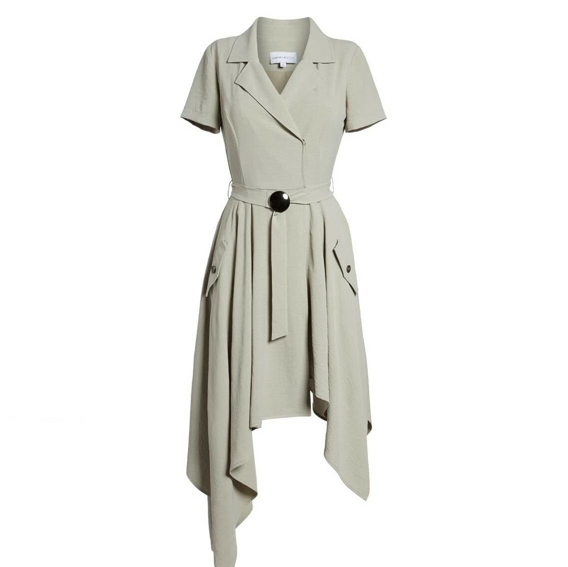 Other Chriselle x J.O.A. Asymmetrical Trench Dress MSRP $112 Size XL / US 12-14 / IT 48-50 - 1 Thumbnail