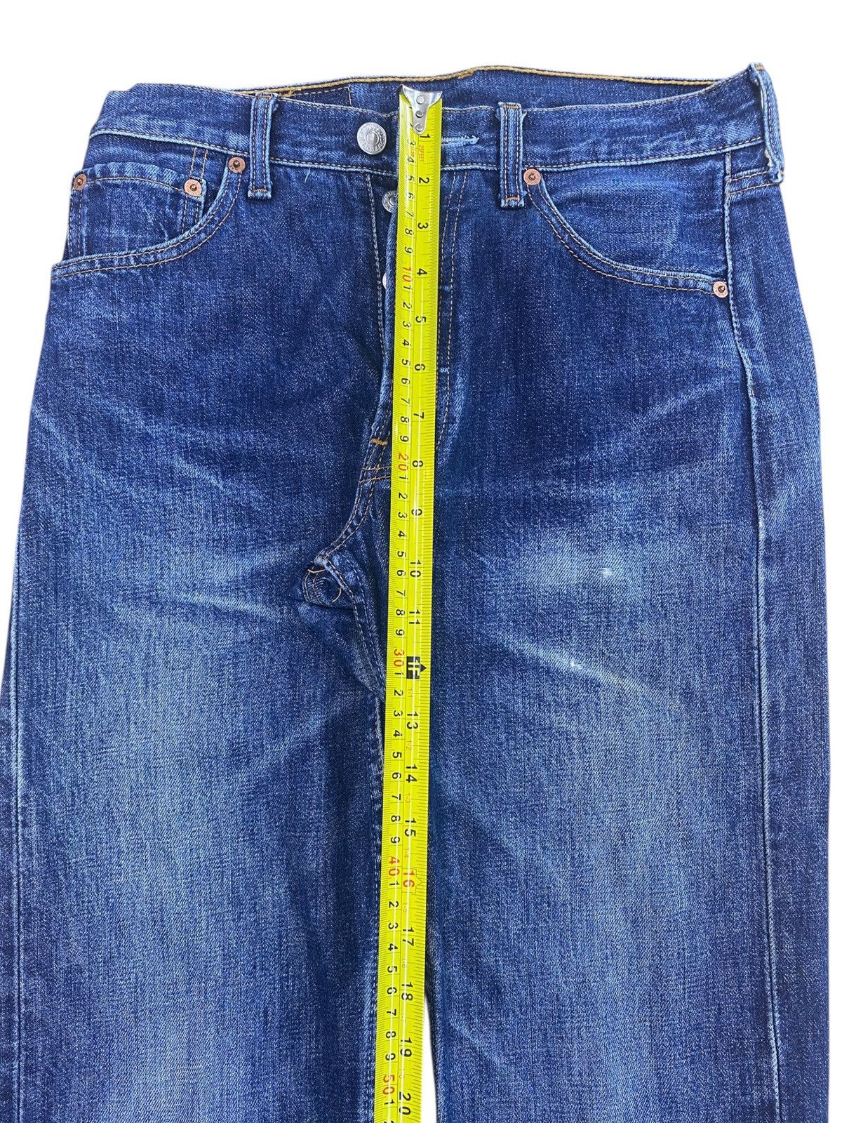 Levi's Levi’s Vintage Whiskers Dark Wash Style Straight Cut Jeans Size US 28 / EU 44 - 8 Thumbnail