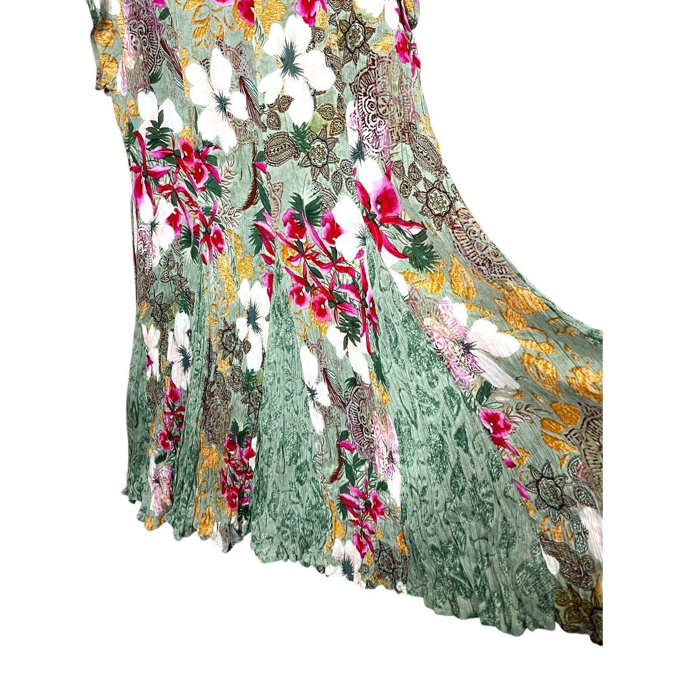 Other Bila Floral Print Boho Swing Dress Size XL Size XL / US 12-14 / IT 48-50 - 4 Thumbnail