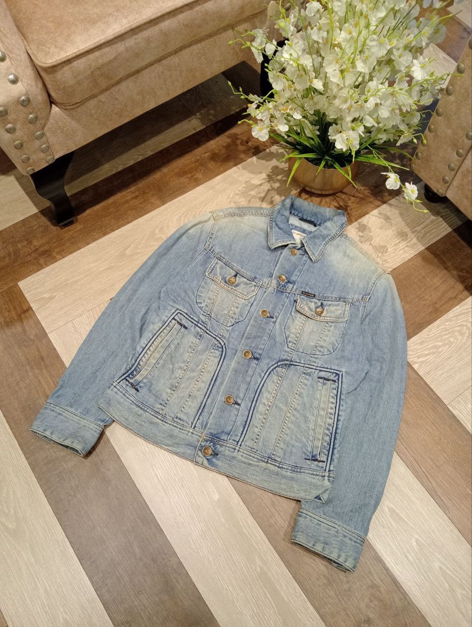 Energie ENERGIE LIGHT BLUE DENIM JACKET - MEDIUM Size US M / EU 48-50 / 2 - 3 Thumbnail